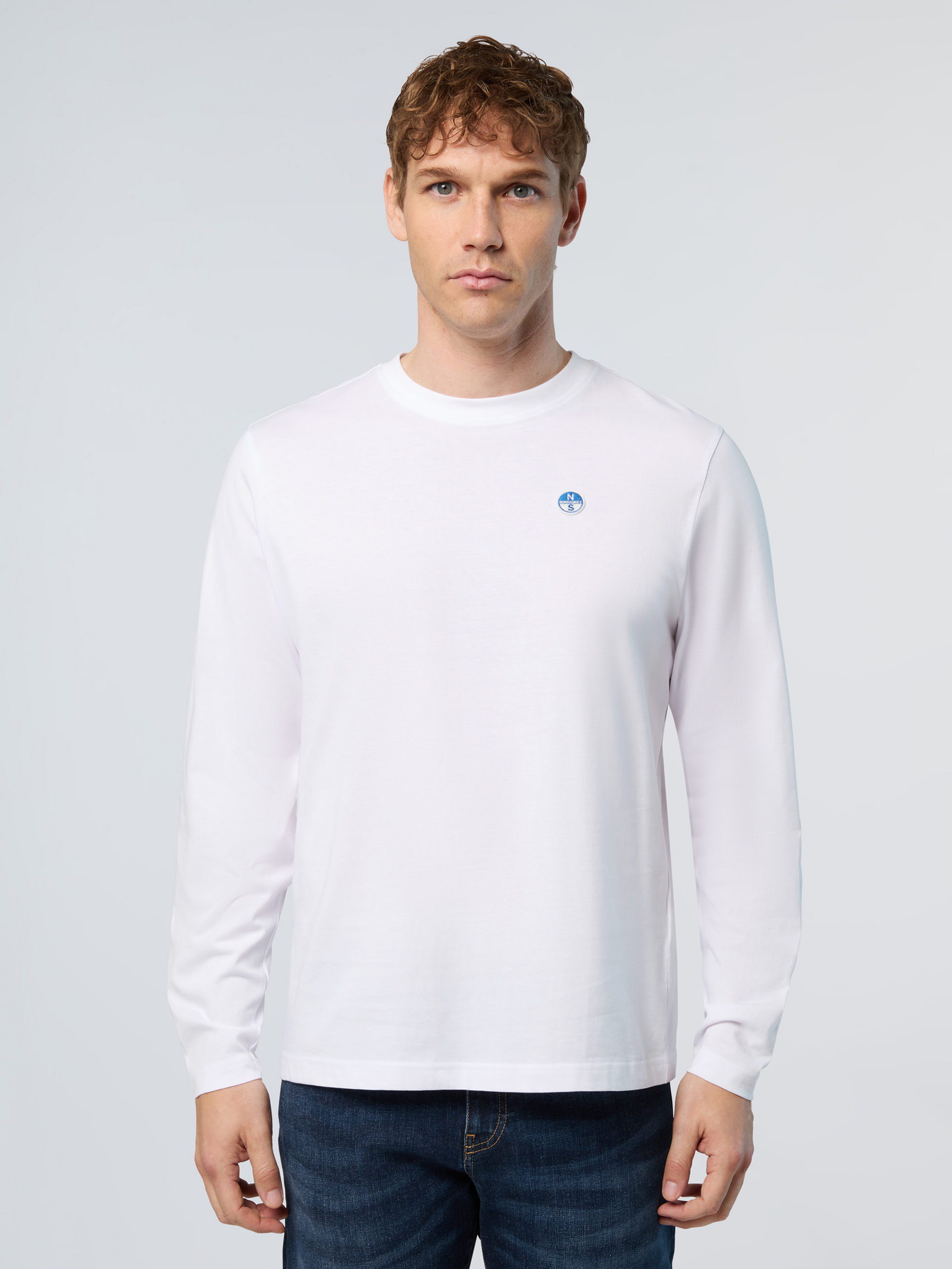 NORTH SAILS, North Sails T-shirt Long-sleeved With Logo Patch