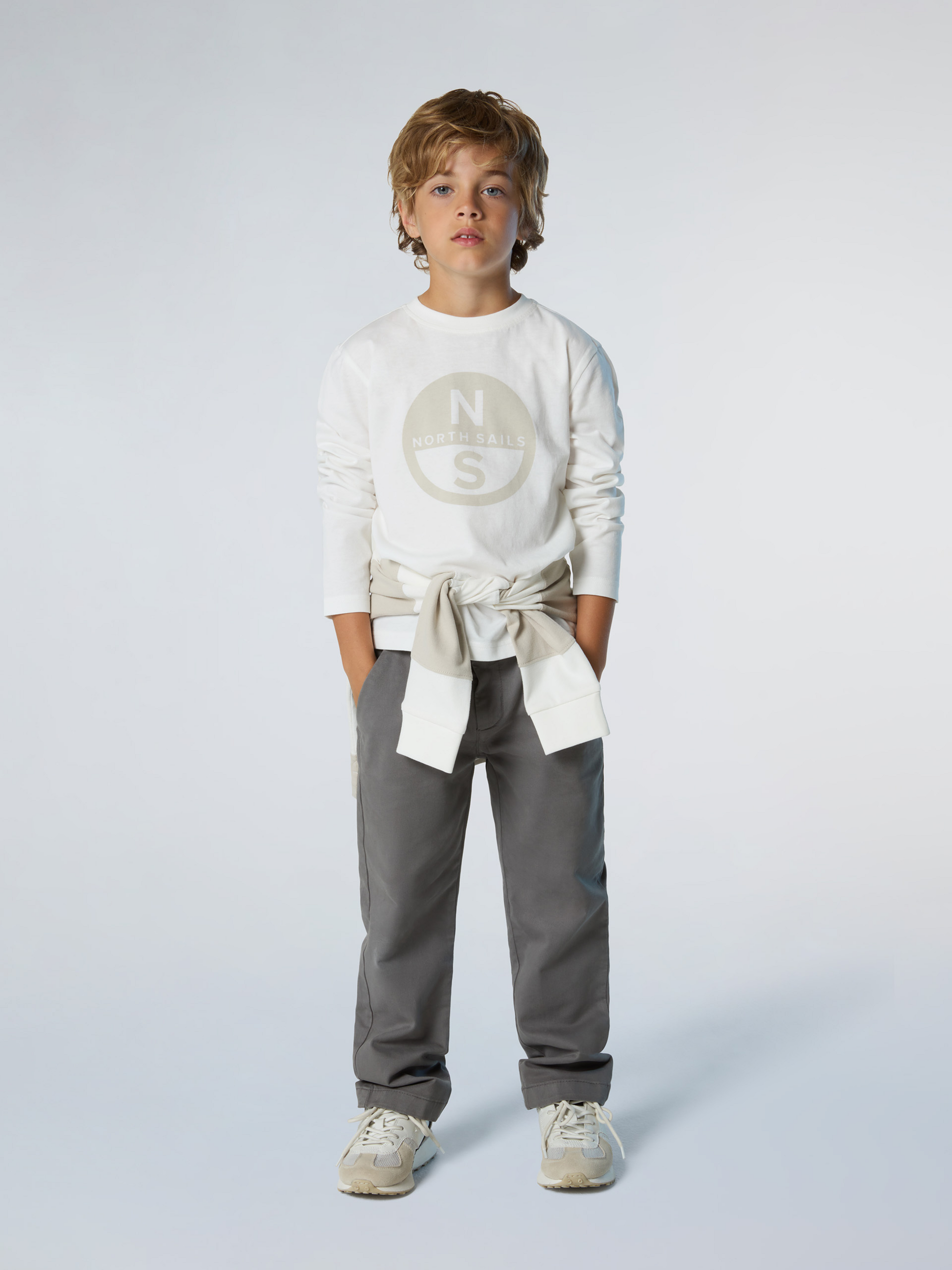 NORTH SAILS, North Sails T-shirt Long-sleeved With Maxi Logo