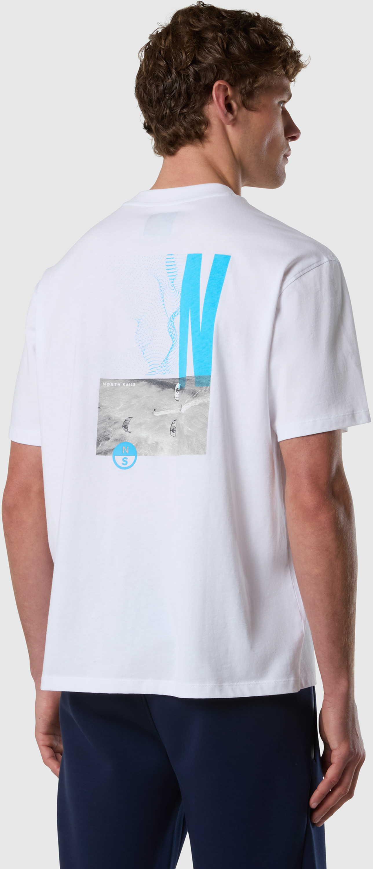 NORTH SAILS, North Sails T-shirt With Kitesurfing Print