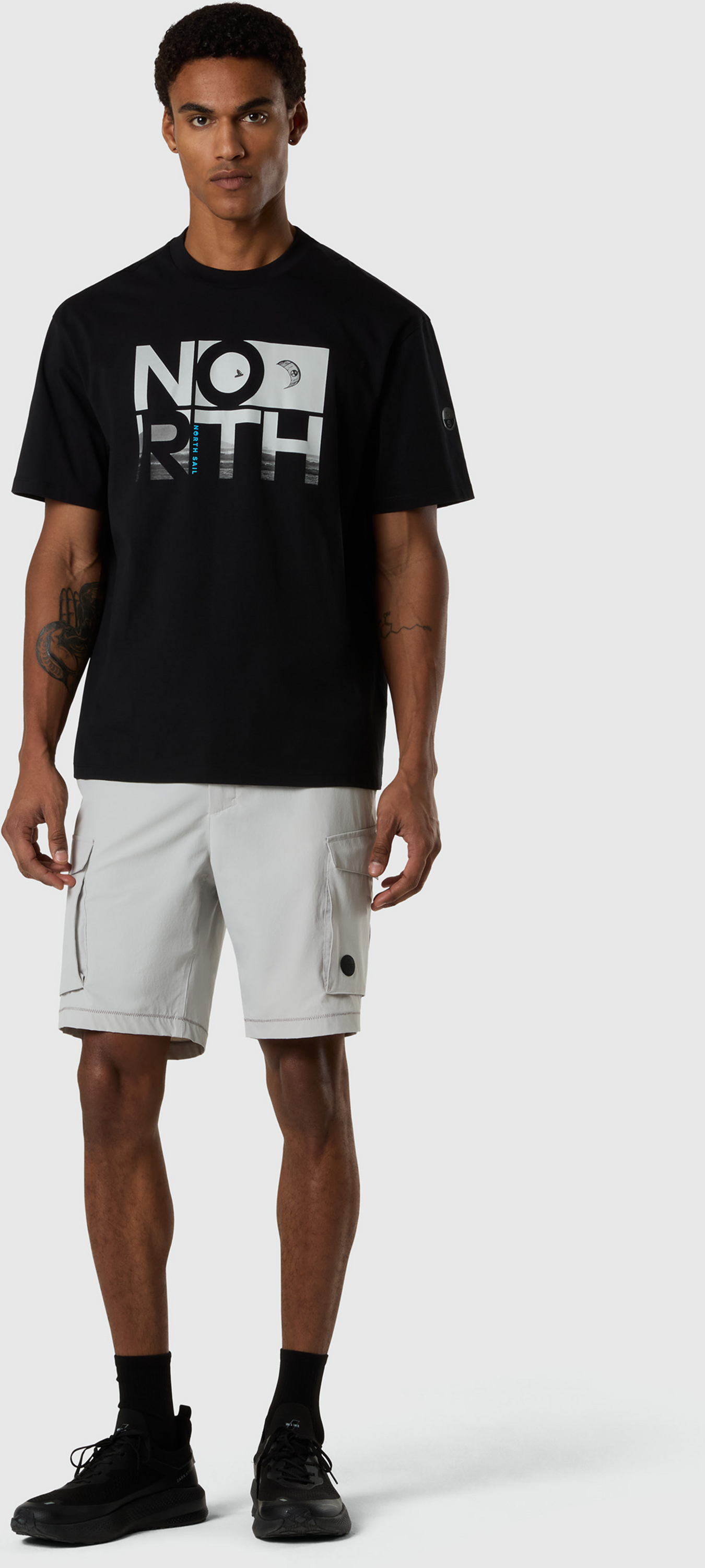 NORTH SAILS, North Sails T-shirt With Kitesurfing Print