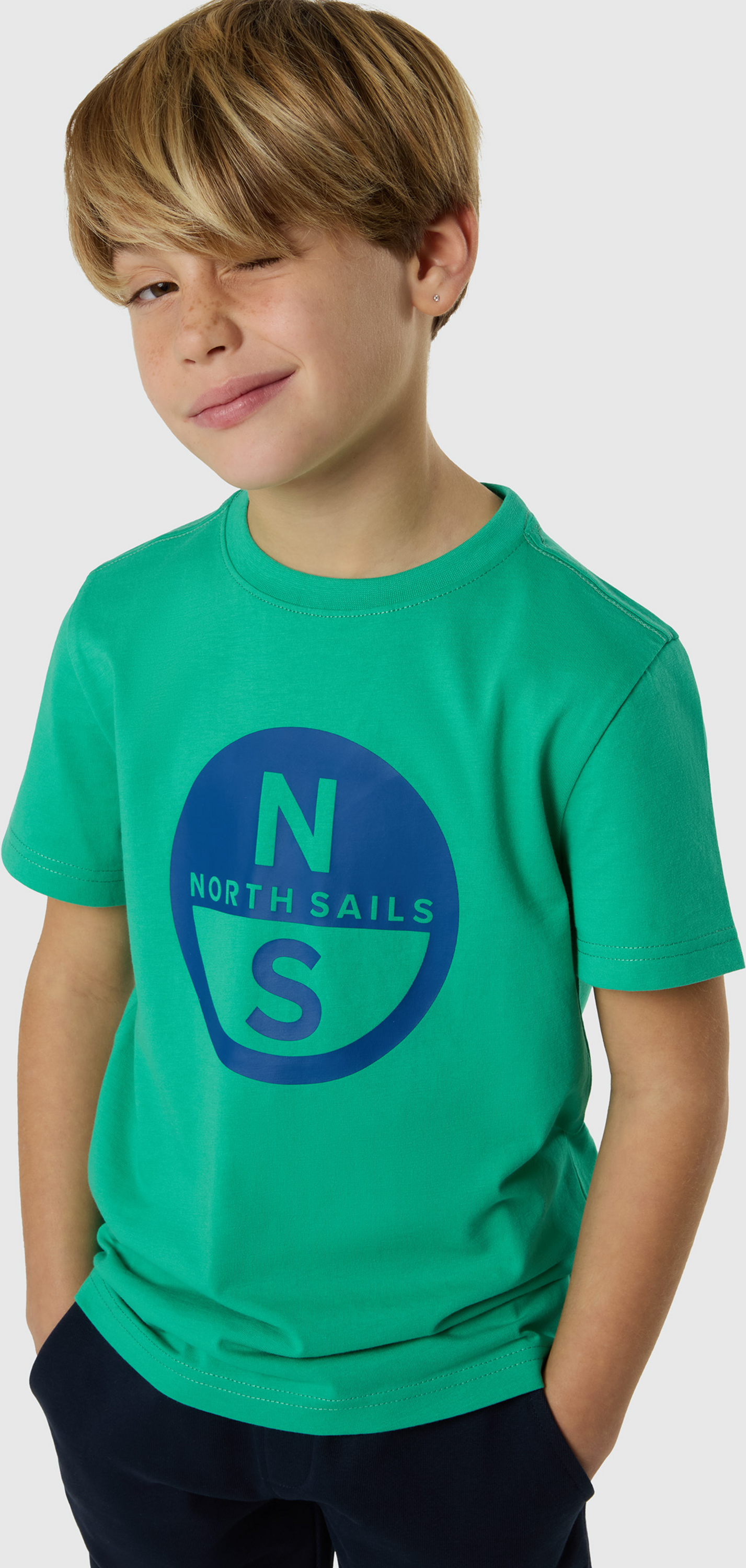NORTH SAILS, North Sails T-shirt With Maxi Logo Print