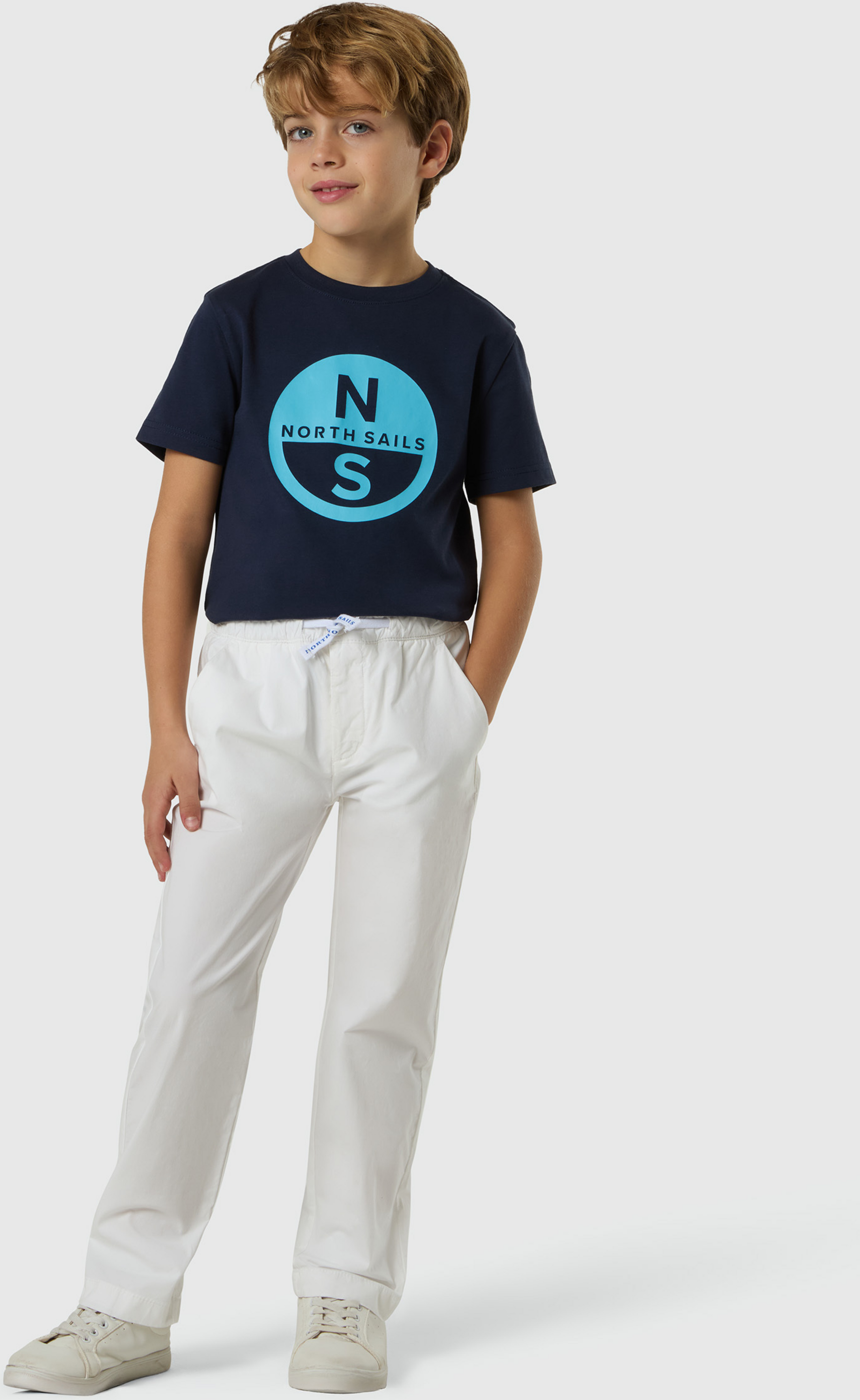 NORTH SAILS, North Sails T-shirt With Maxi Logo Print