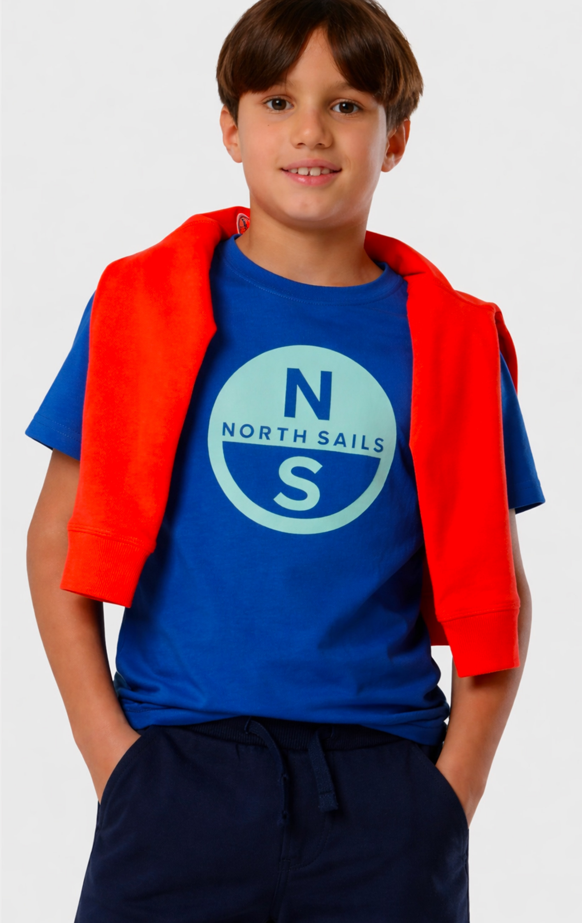 NORTH SAILS, North Sails T-shirt With Maxi Logo Print