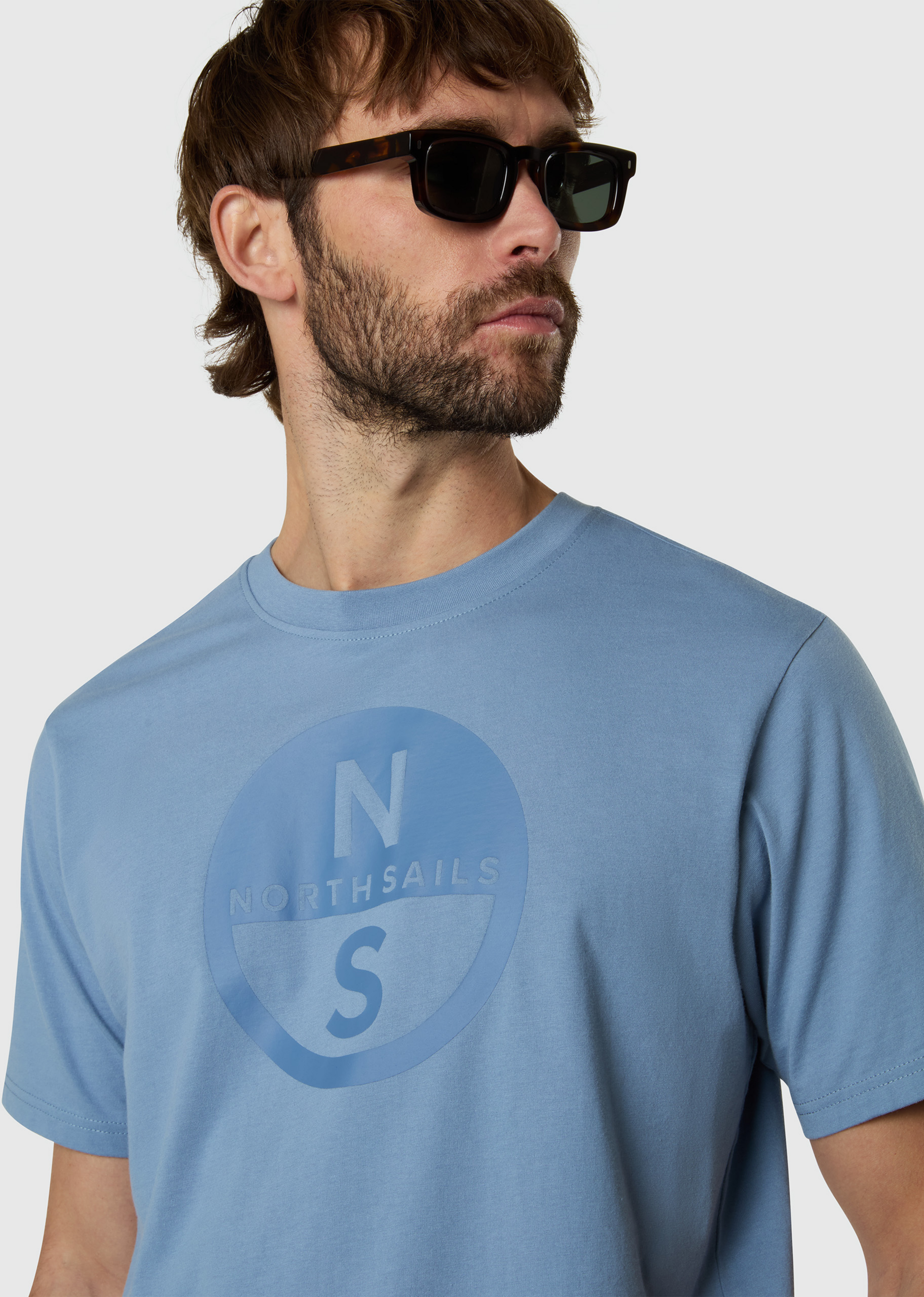 NORTH SAILS, North Sails T-shirt With Maxi Logo
