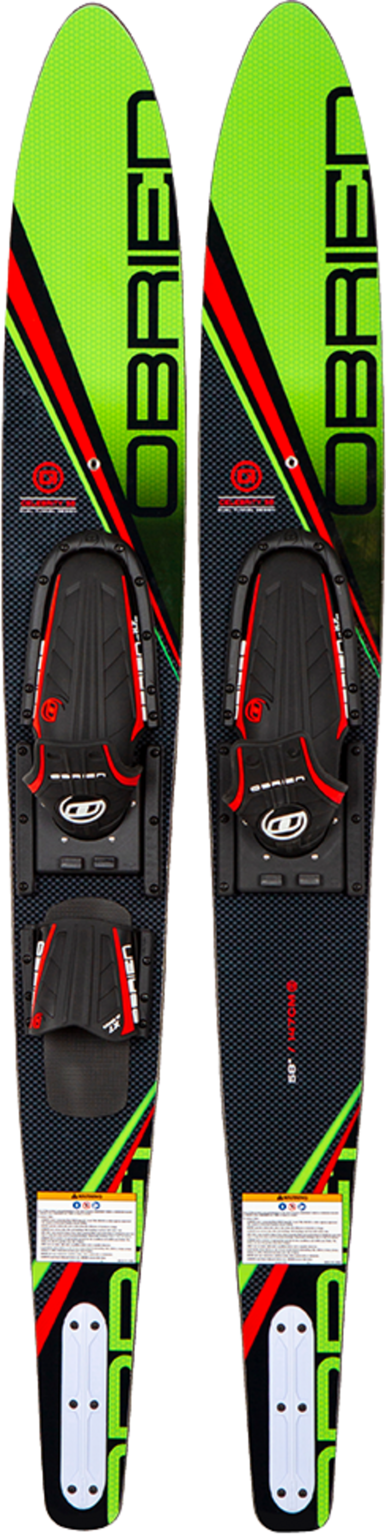 O'BRIEN, O'brien Celebrity 58" Jr X7 Bindningar - Enkla Vattenskidor F&ouml;r Juniorer