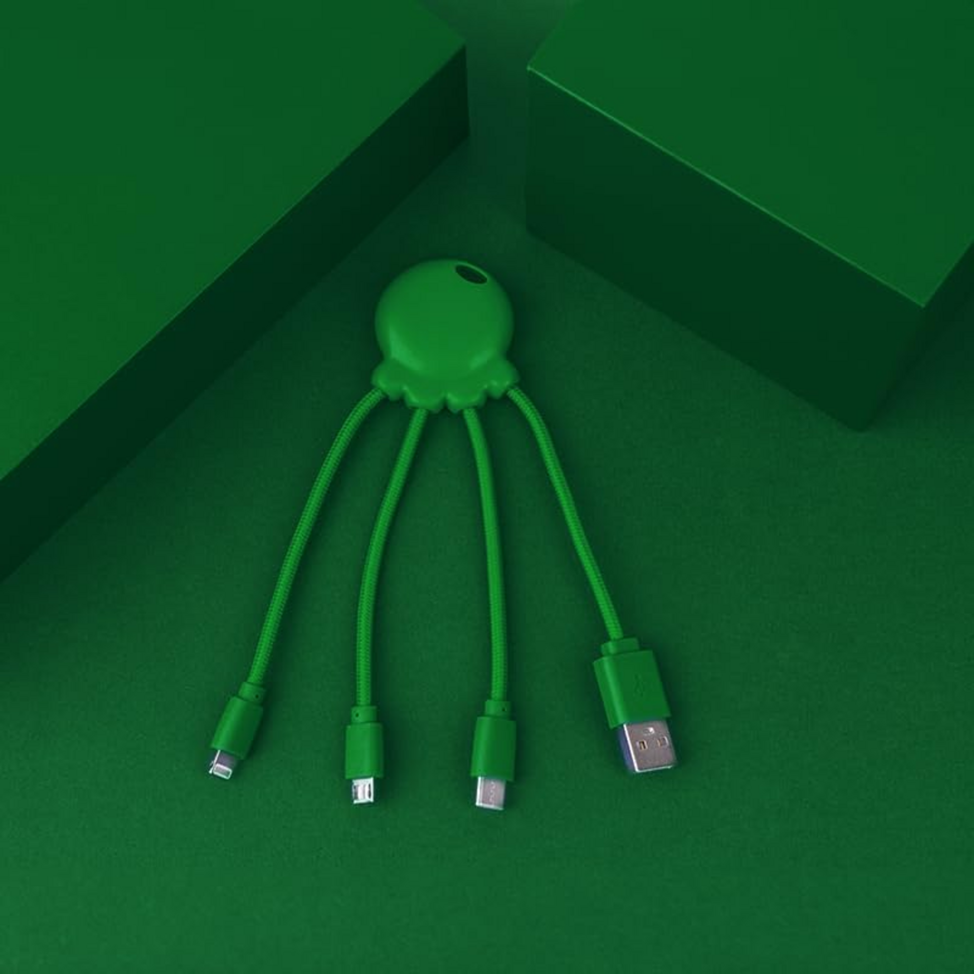 XOOPAR, Octopus Multi-connector Usb-kabel Gr&ouml;n