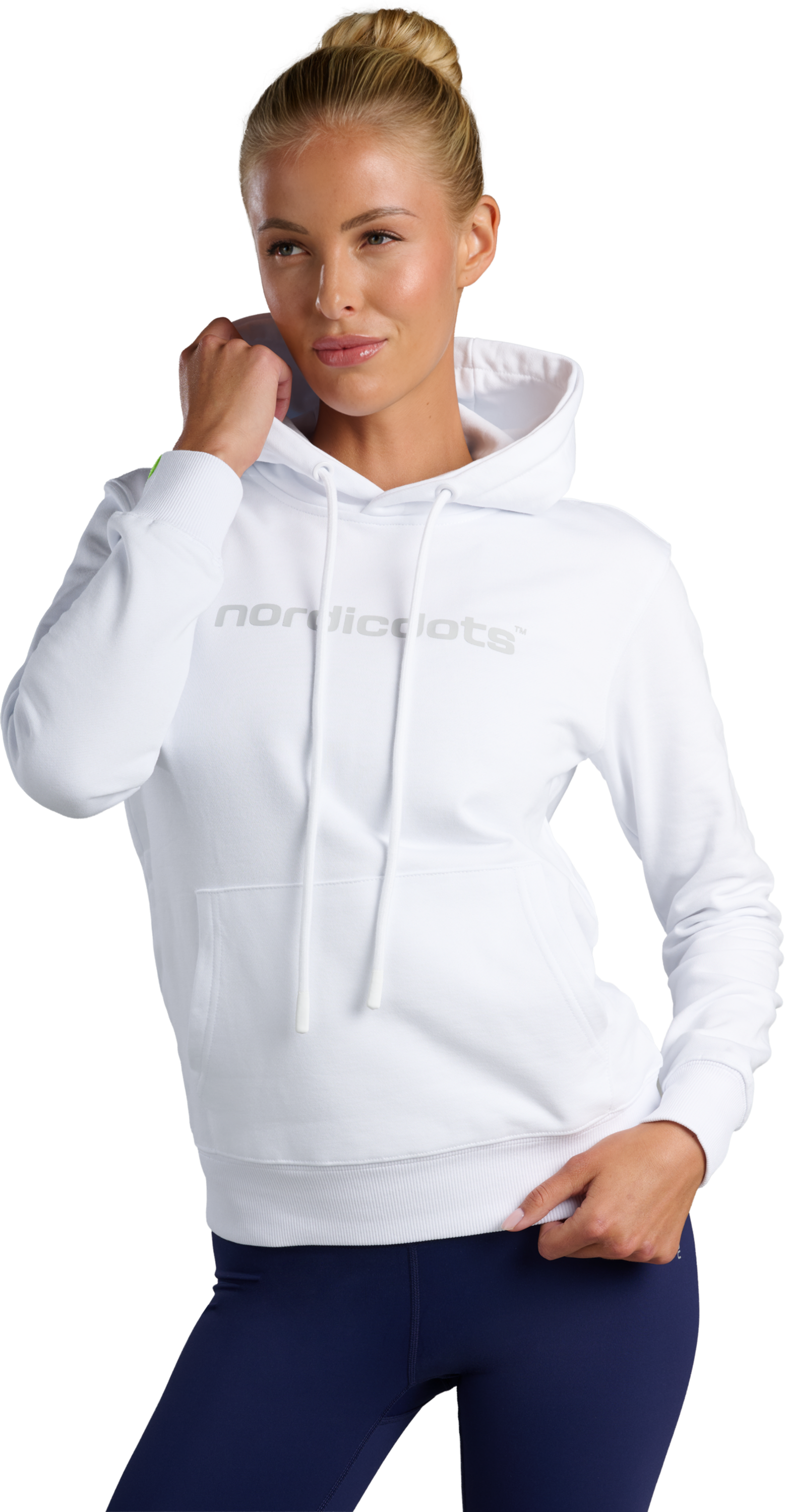 NORDICDOTS, Off Court Hoodie White