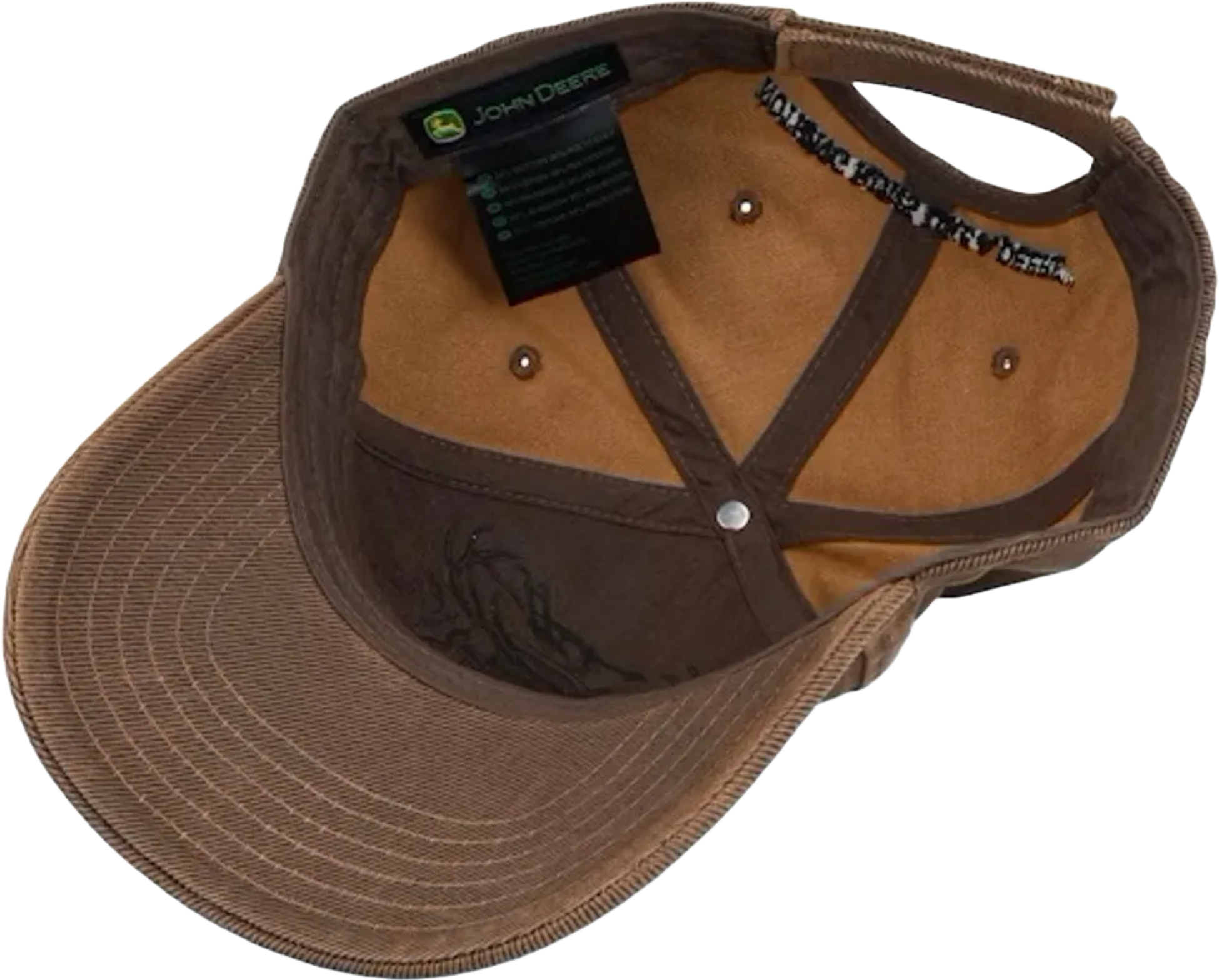 JOHN DEERE, Oilskin Adjustable Cap