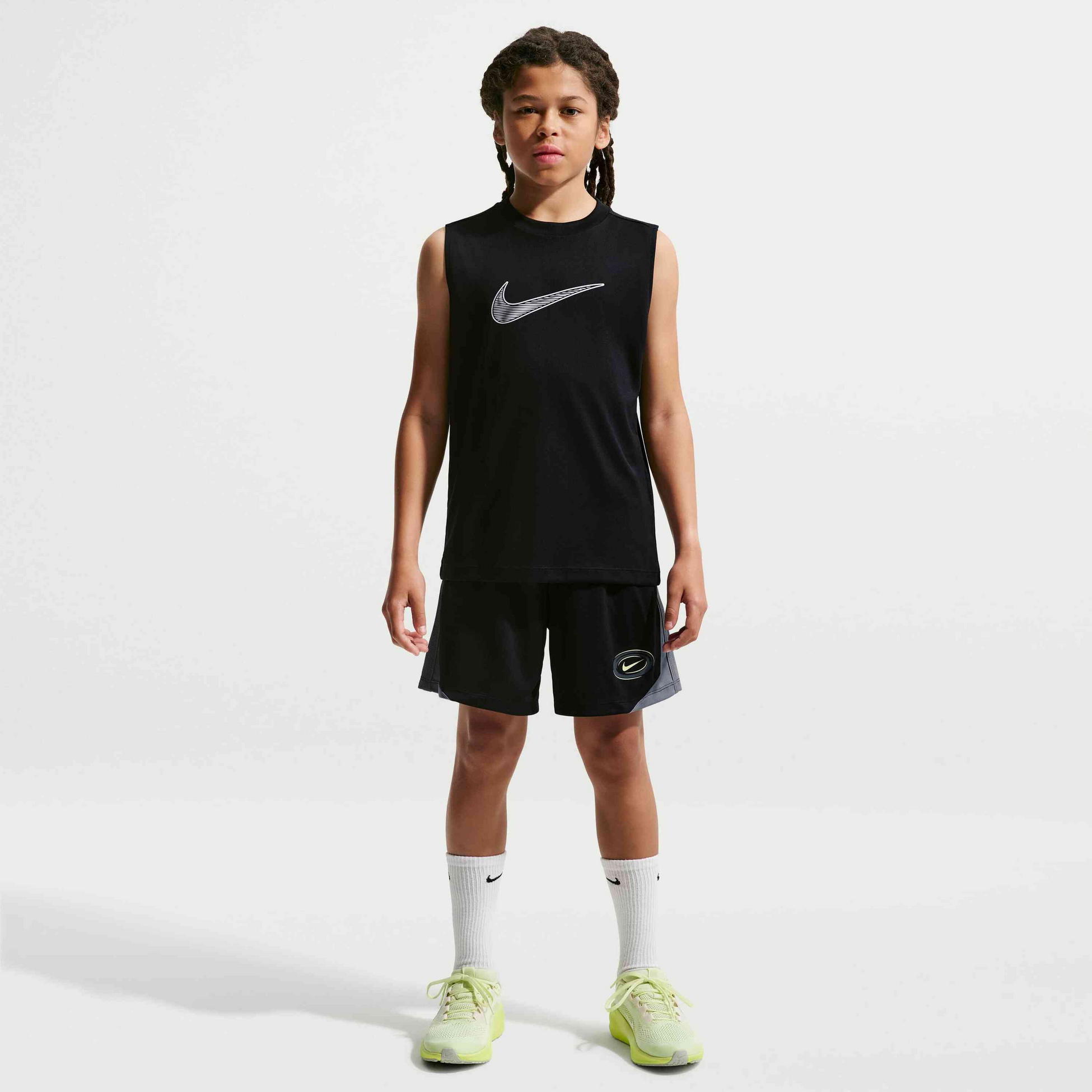 NIKE, Older Kids' (boys') Dri-fit Knit Shorts Multi