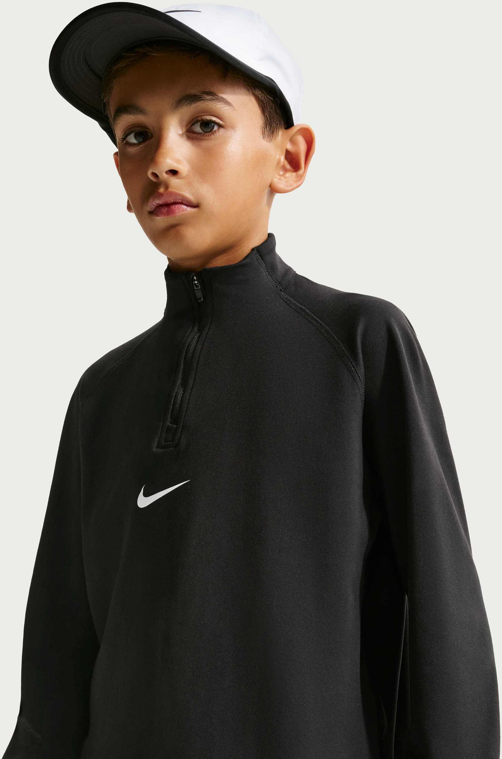 NIKE, Older Kids' (boys') Dri-fit Long-sleeve Mid Layer Training Top Pro