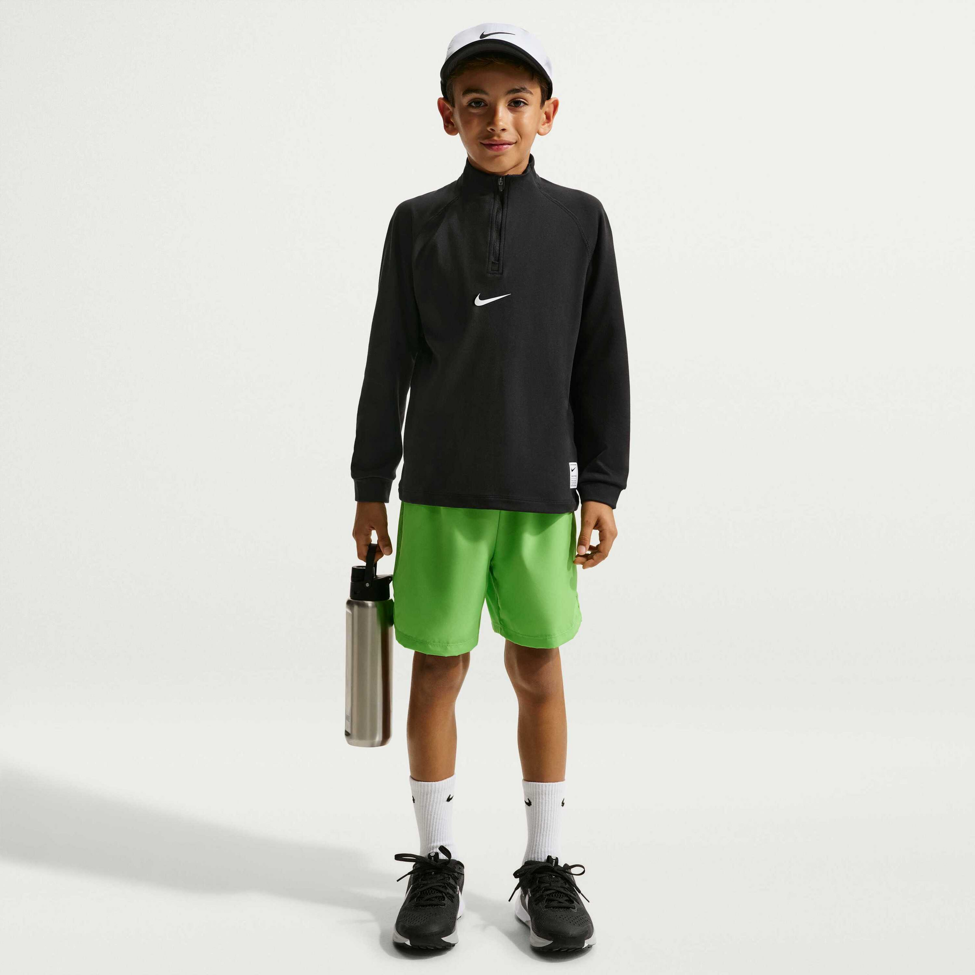 NIKE, Older Kids' (boys') Dri-fit Long-sleeve Mid Layer Training Top Pro