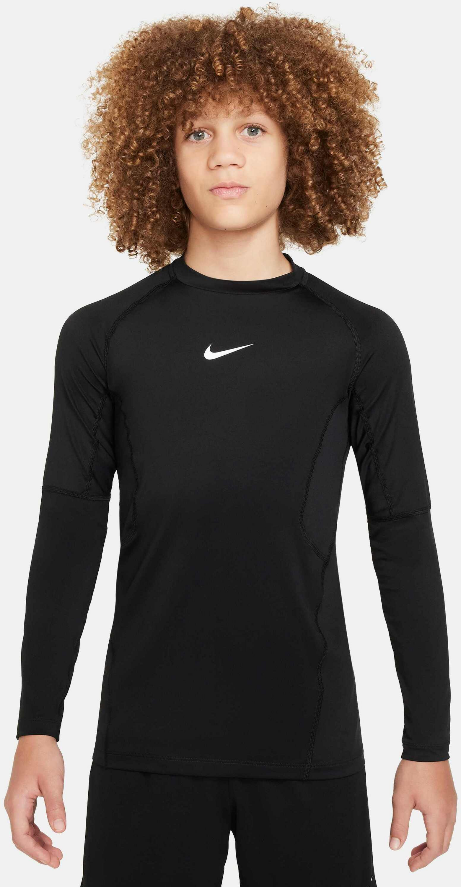 NIKE, Older Kids' (boys') Dri-fit Long-sleeve Top Pro