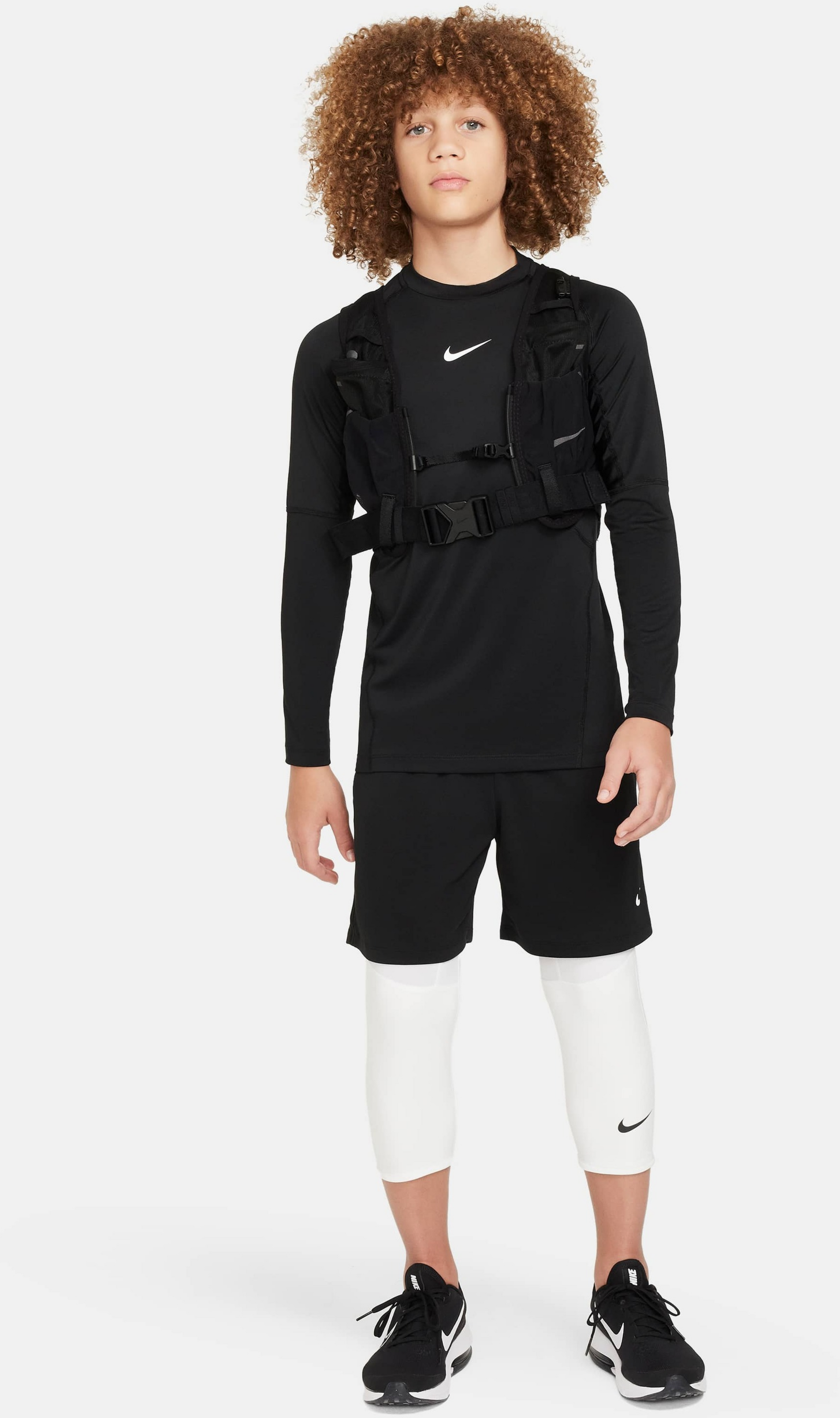 NIKE, Older Kids' (boys') Dri-fit Long-sleeve Top Pro