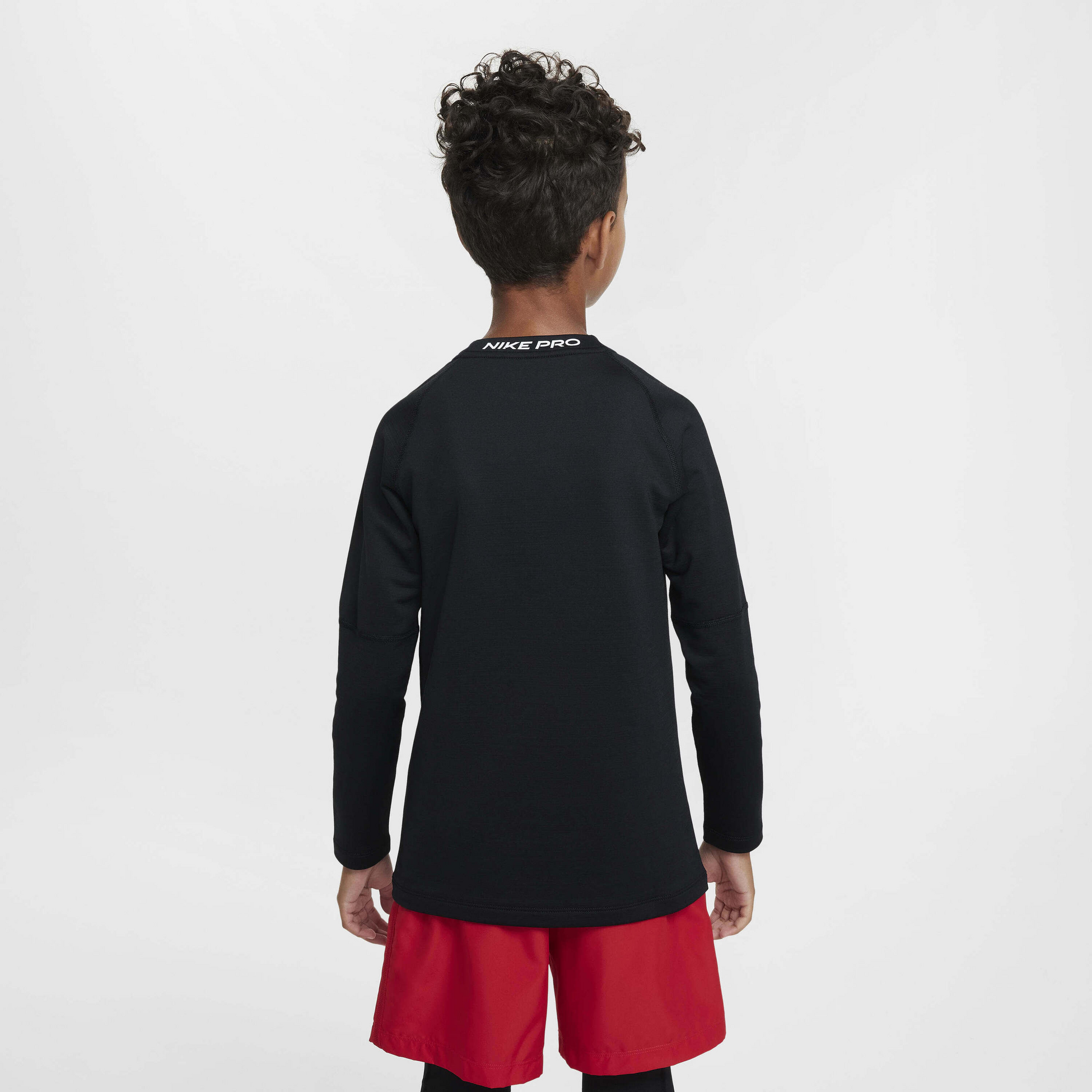 NIKE, Older Kids' (boys') Dri-fit Long-sleeve Training Top Pro Warm