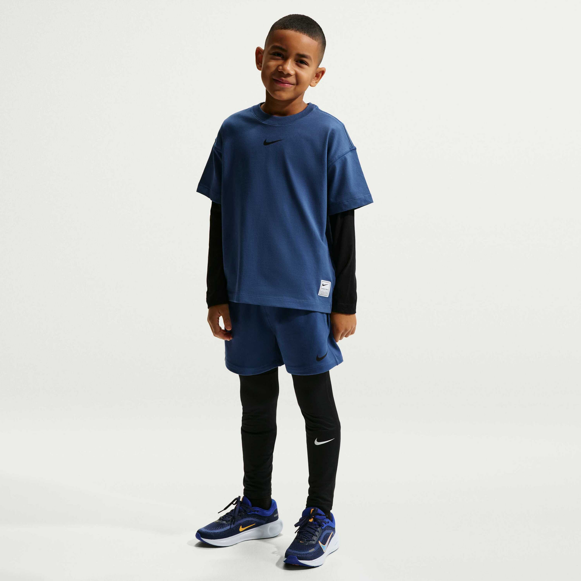 NIKE, Older Kids' (boys') Dri-fit Short-sleeve Training Top Pro