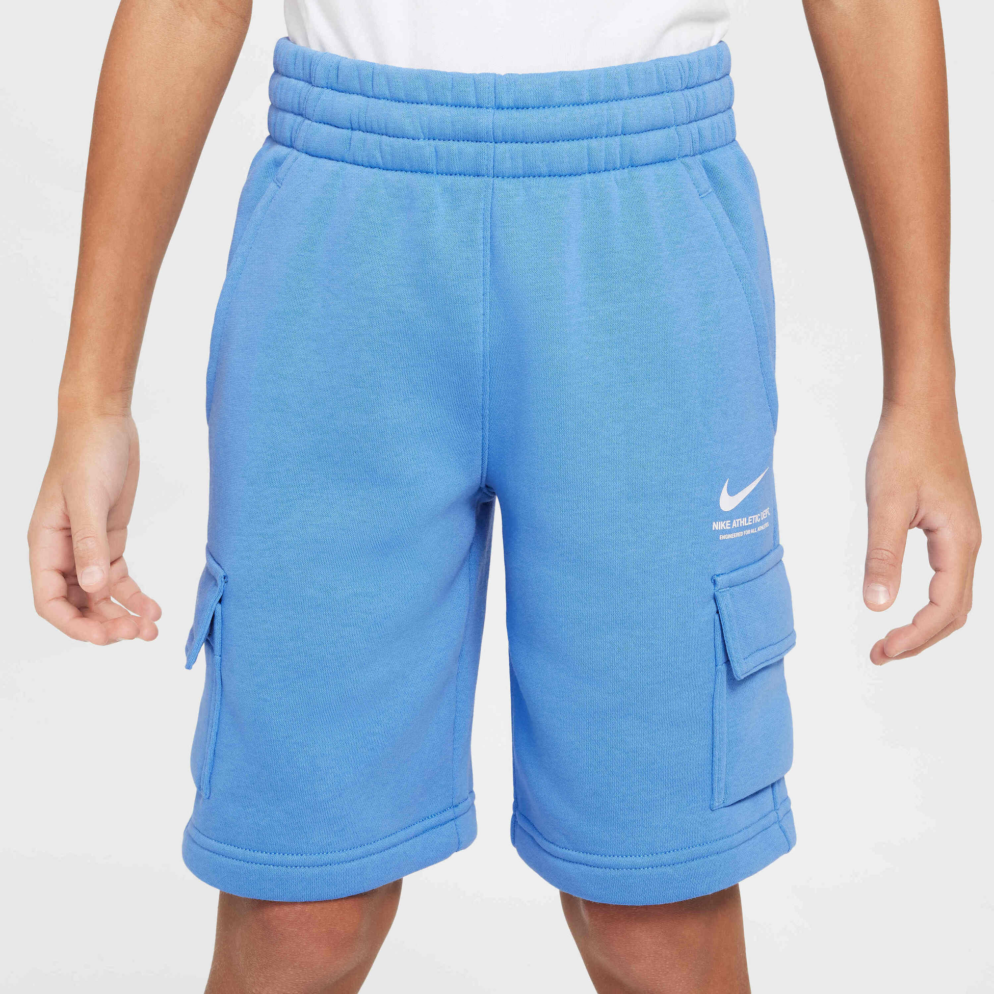 NIKE, Older Kids' (boys') Fleece Cargo Shorts Sportswear