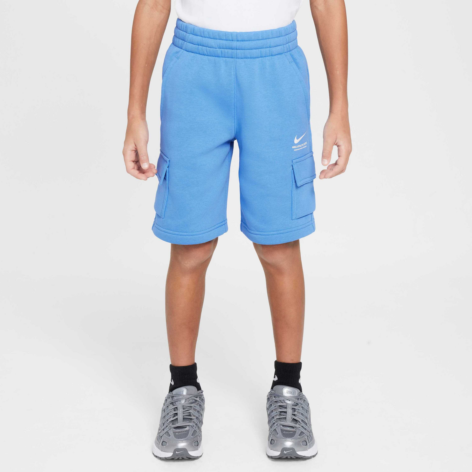 NIKE, Older Kids' (boys') Fleece Cargo Shorts Sportswear