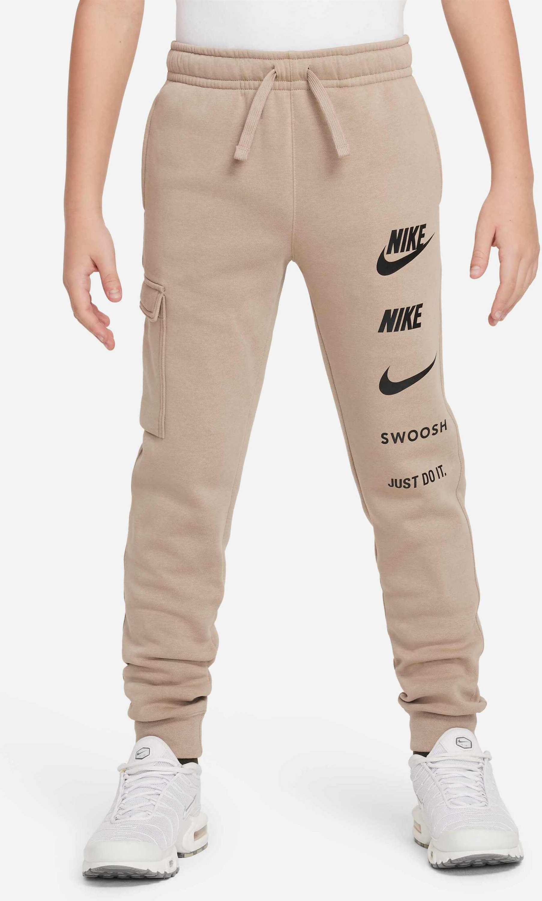 NIKE, Older Kids' (boys') Fleece Cargo Trousers Sportswear