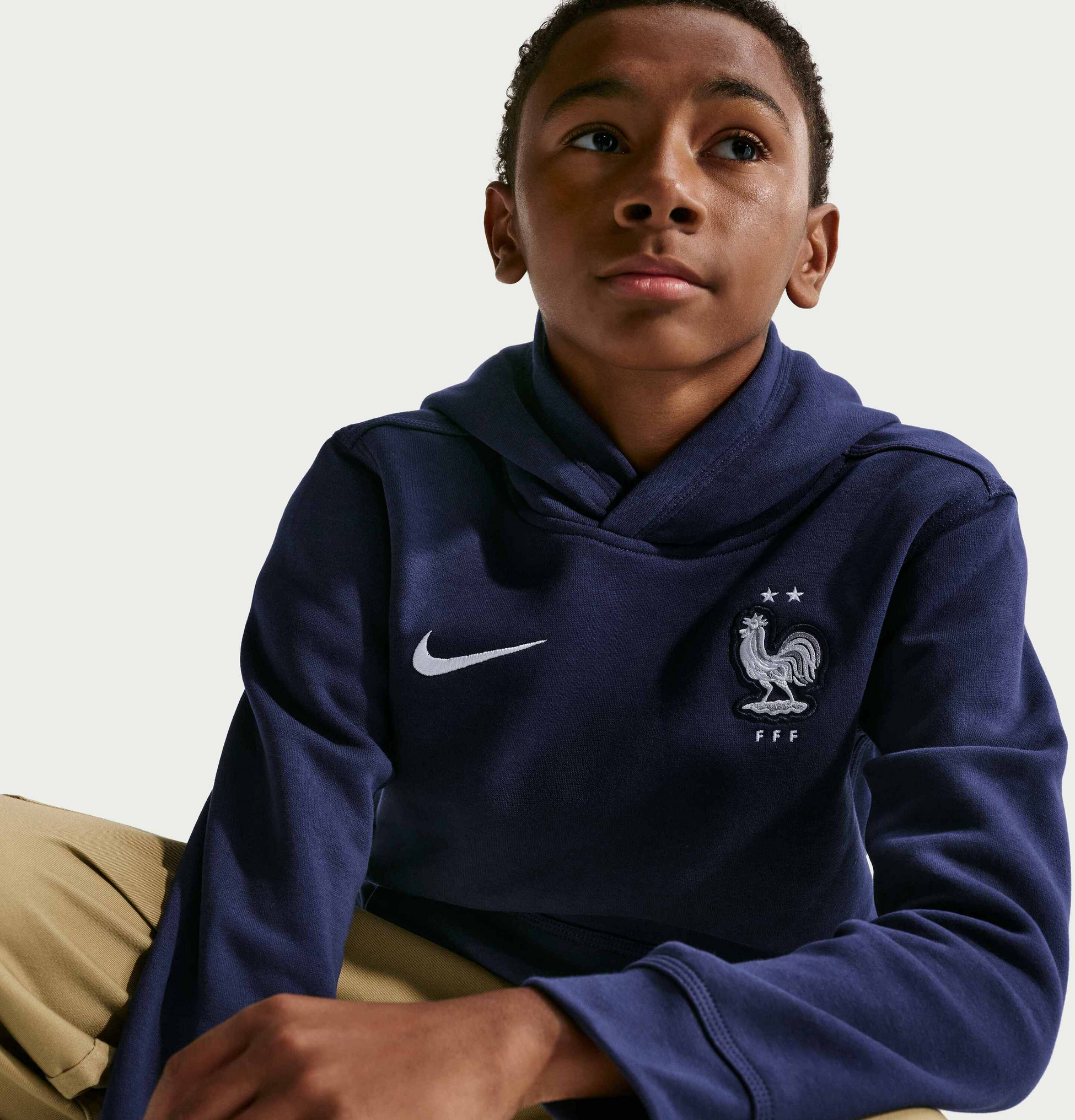 NIKE, Older Kids' (boys') Football Pullover Hoodie Fff Club
