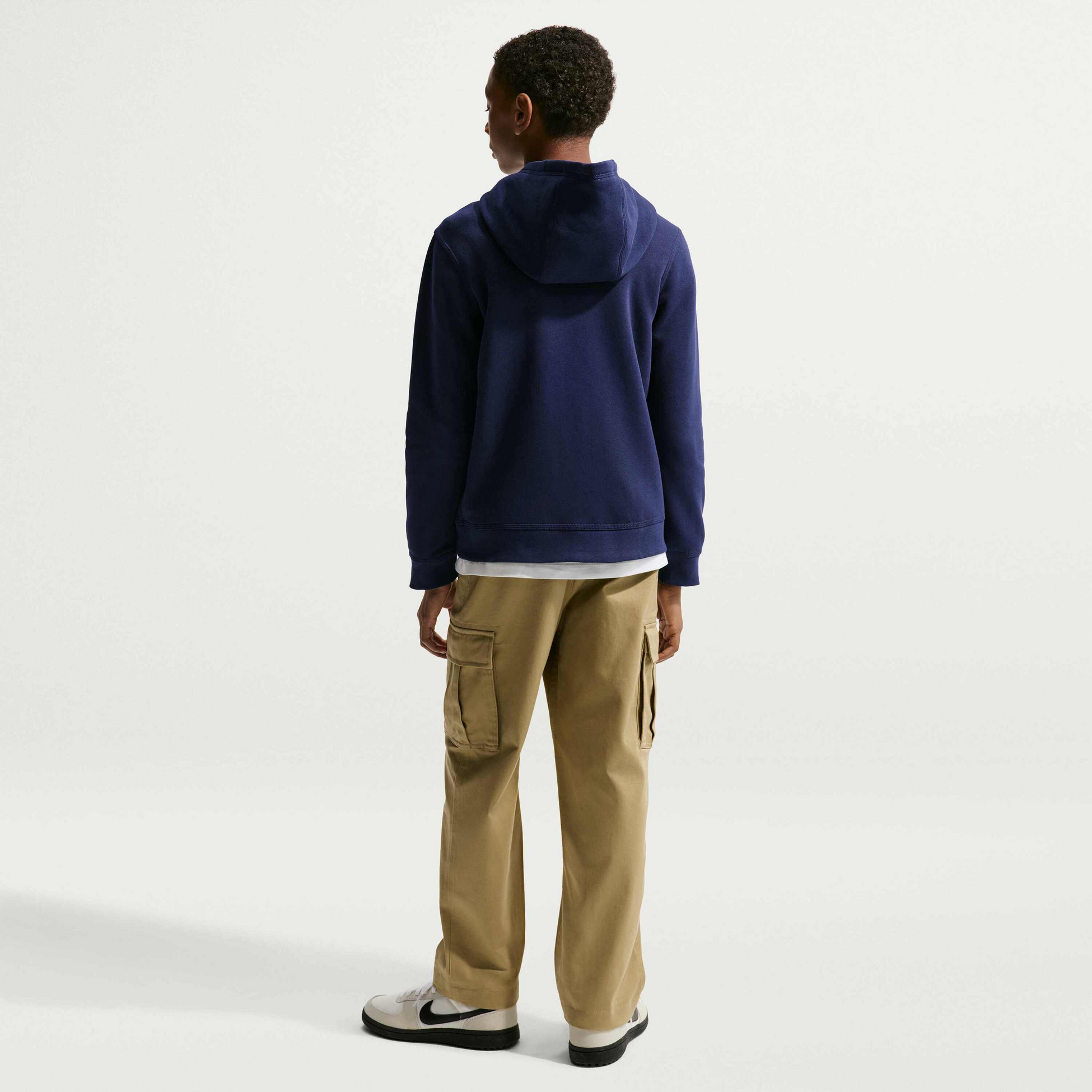 NIKE, Older Kids' (boys') Football Pullover Hoodie Fff Club