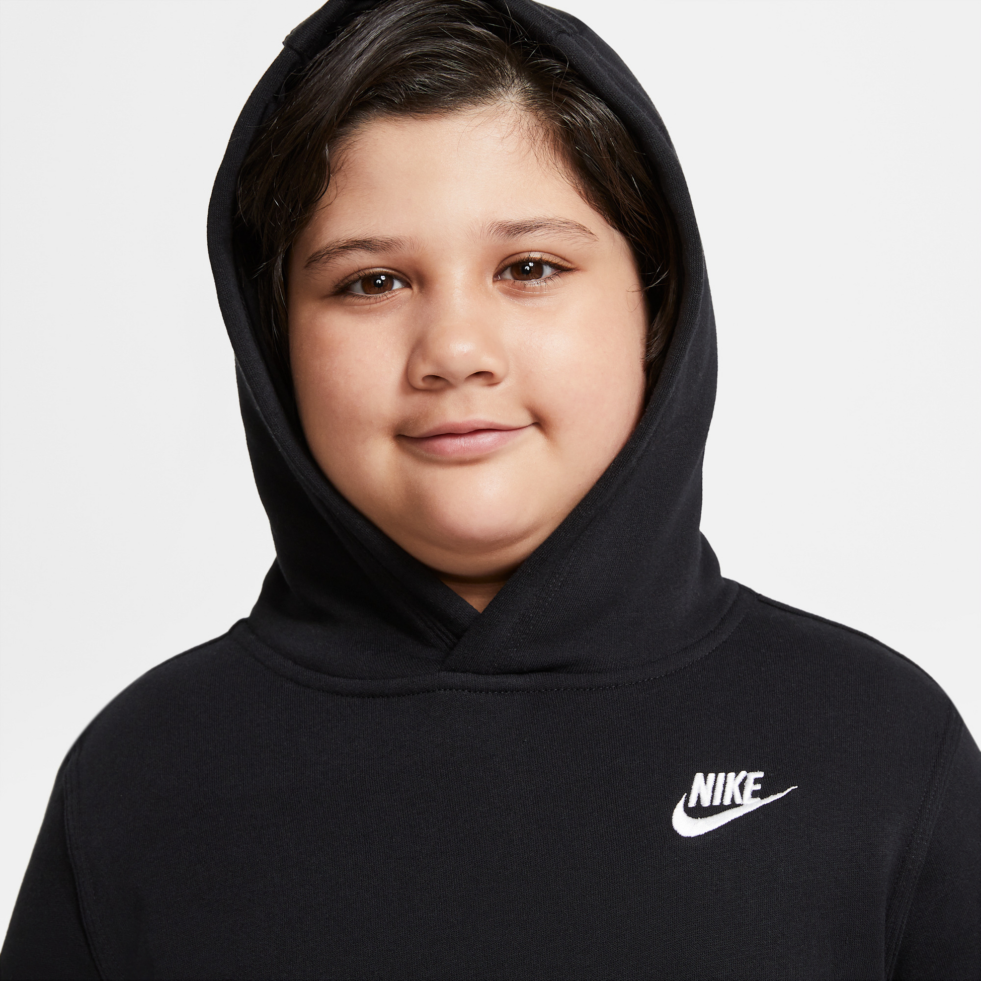 NIKE, Older Kids' (boys') Pullover Hoodie (extended Size) Sportswear Club Fleece