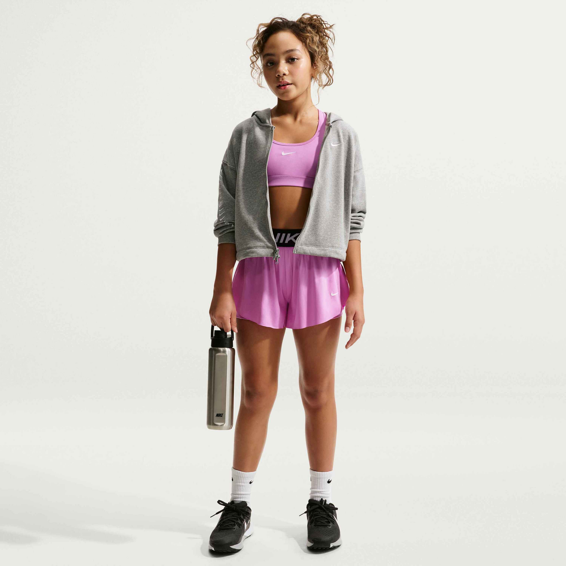 NIKE, Older Kids' (girls') Dri-fit 2-in-1 Shorts Pro