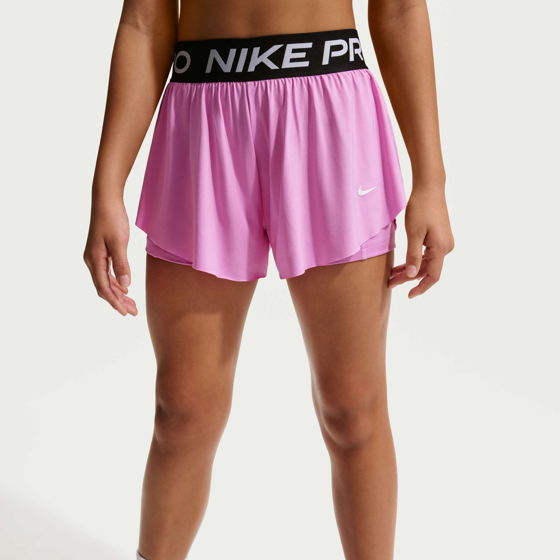 NIKE, Older Kids' (girls') Dri-fit 2-in-1 Shorts Pro