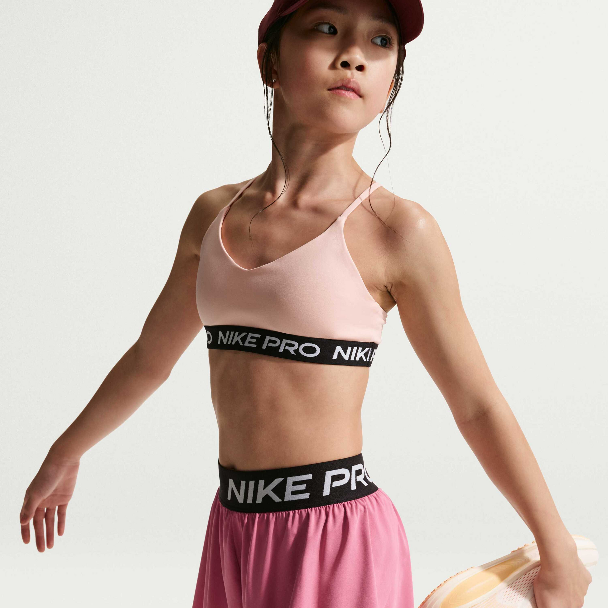 NIKE, Older Kids' (girls') Dri-fit 2-in-1 Shorts Pro