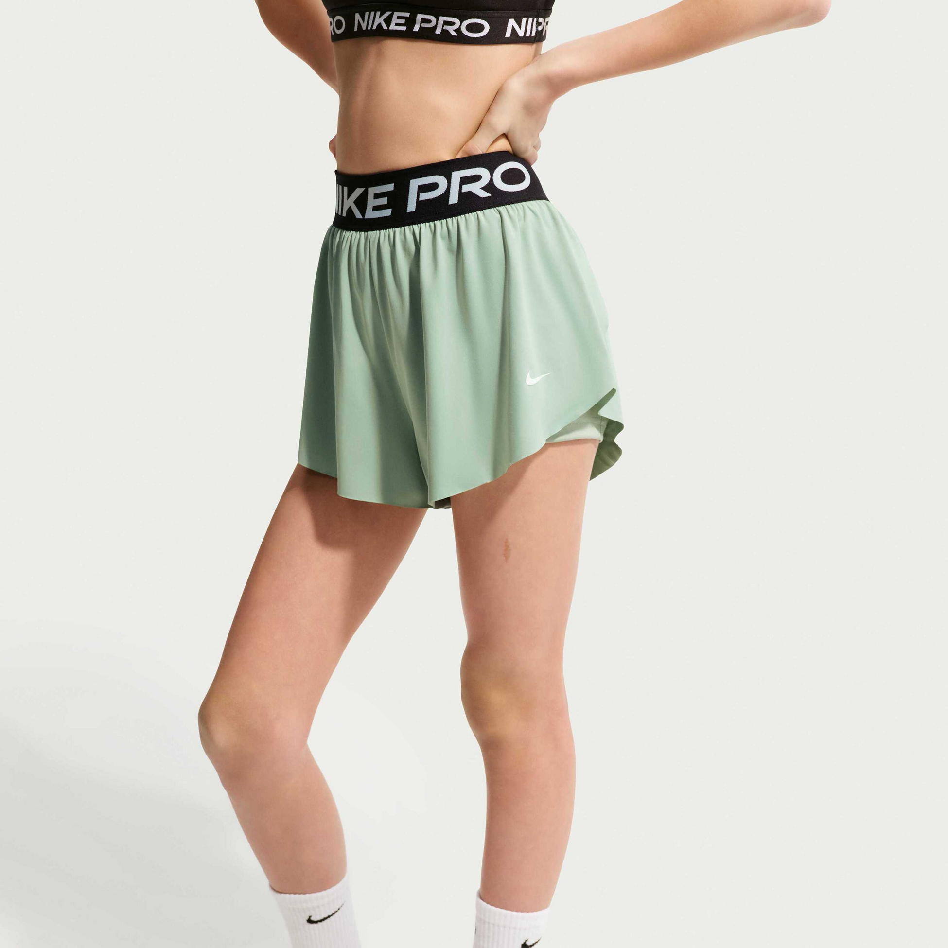 NIKE, Older Kids' (girls') Dri-fit 2-in-1 Shorts Pro