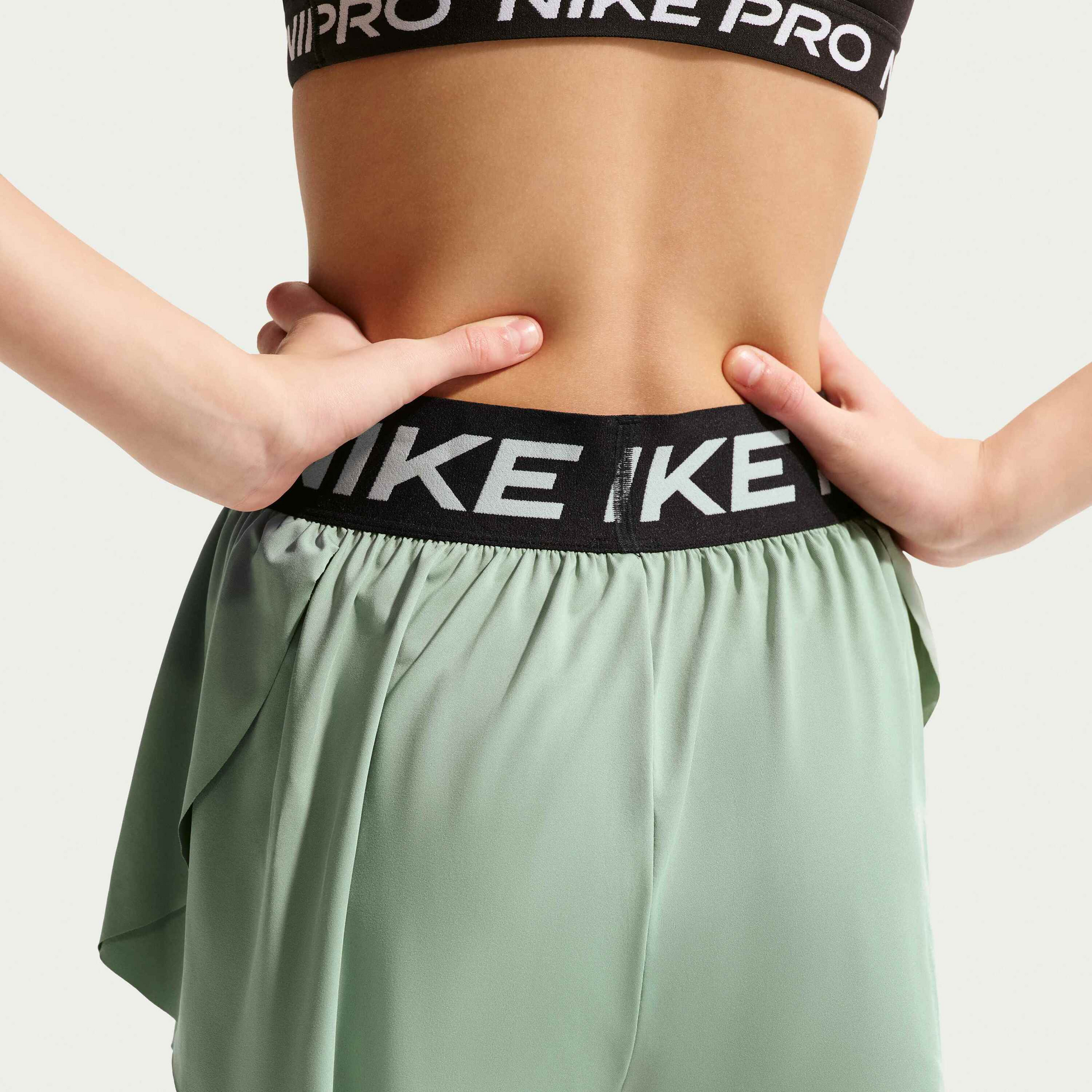 NIKE, Older Kids' (girls') Dri-fit 2-in-1 Shorts Pro