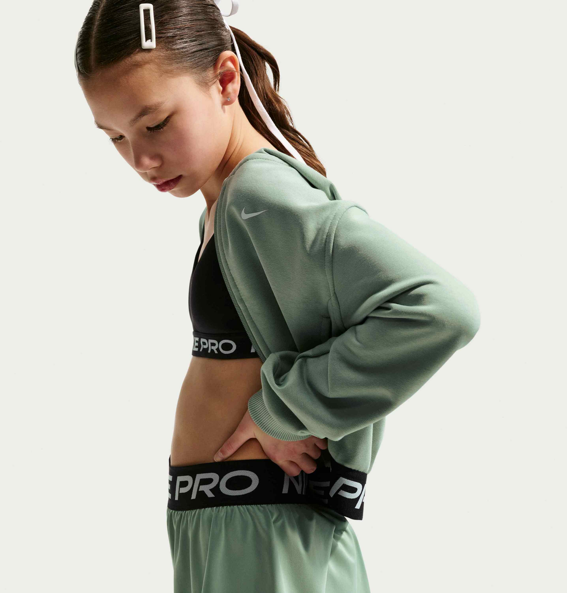 NIKE, Older Kids' (girls') Dri-fit 2-in-1 Shorts Pro