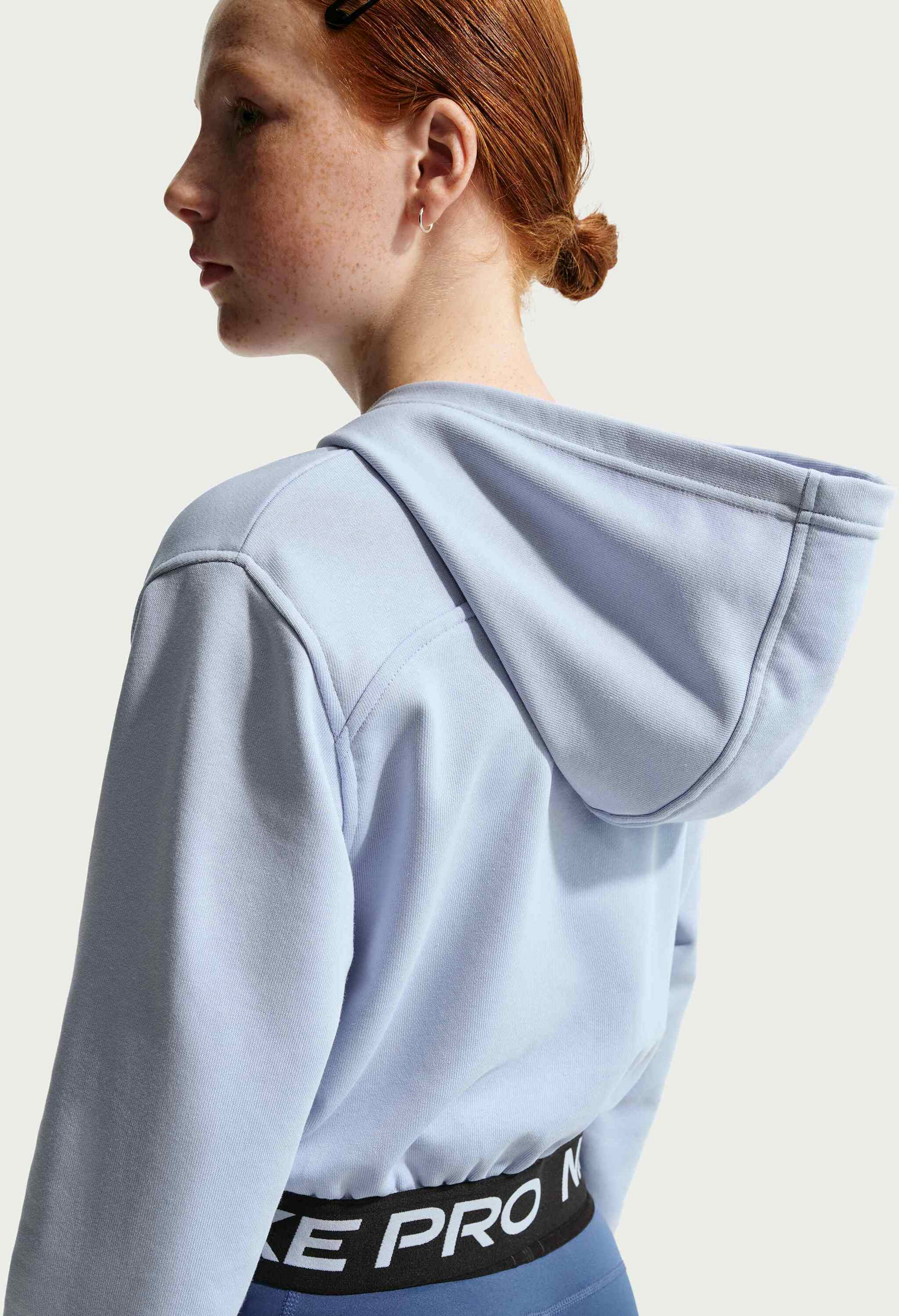 NIKE, Older Kids' (girls') Dri-fit Full-zip Hoodie Pro Fleece