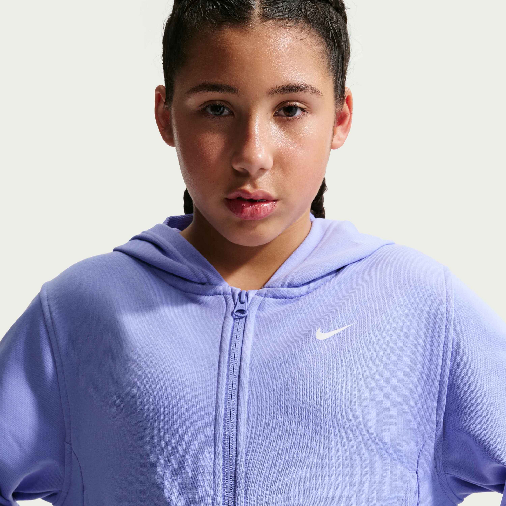 NIKE, Older Kids' (girls') Dri-fit Full-zip Hoodie Pro Fleece