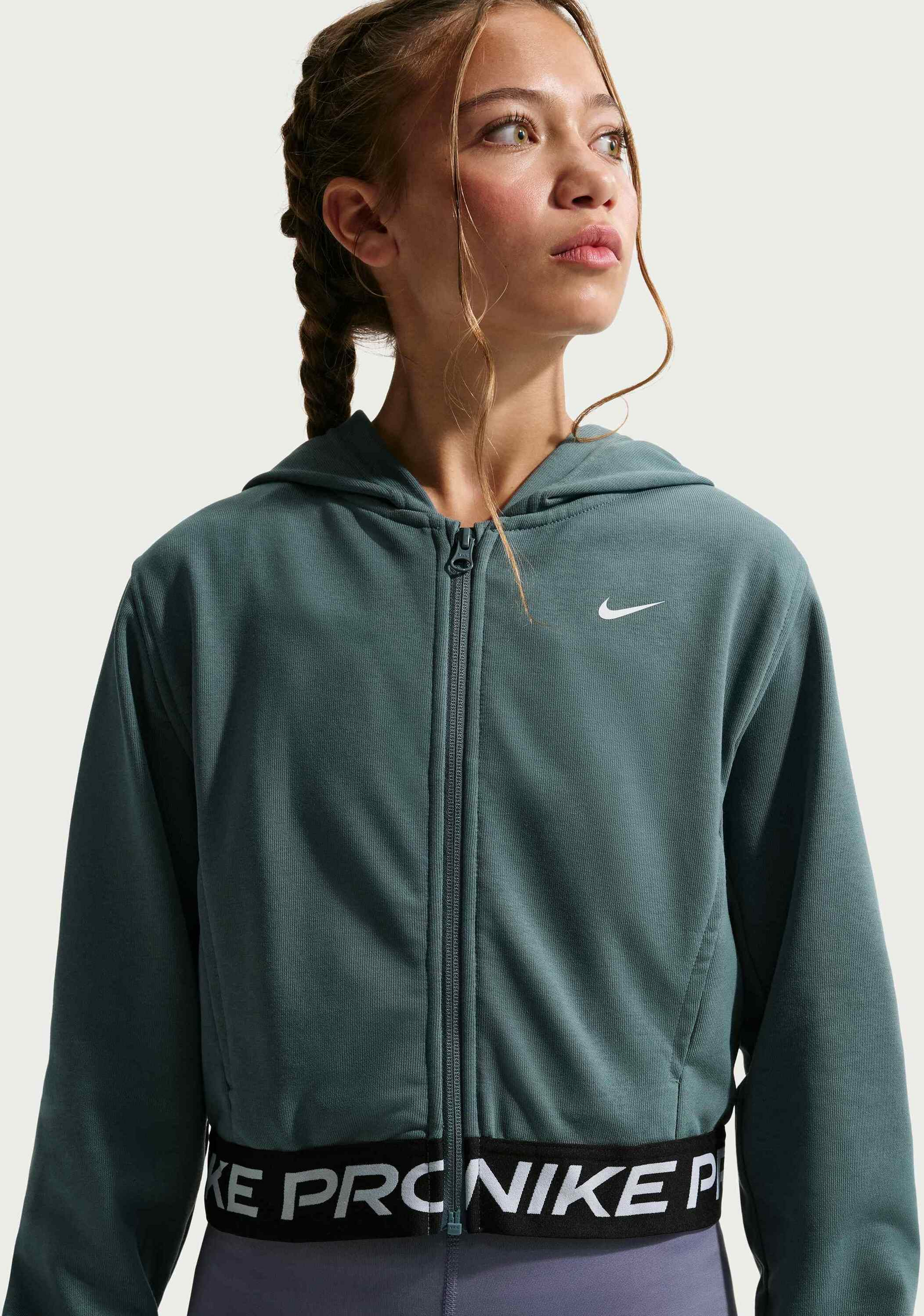 NIKE, Older Kids' (girls') Dri-fit Full-zip Hoodie Pro Fleece
