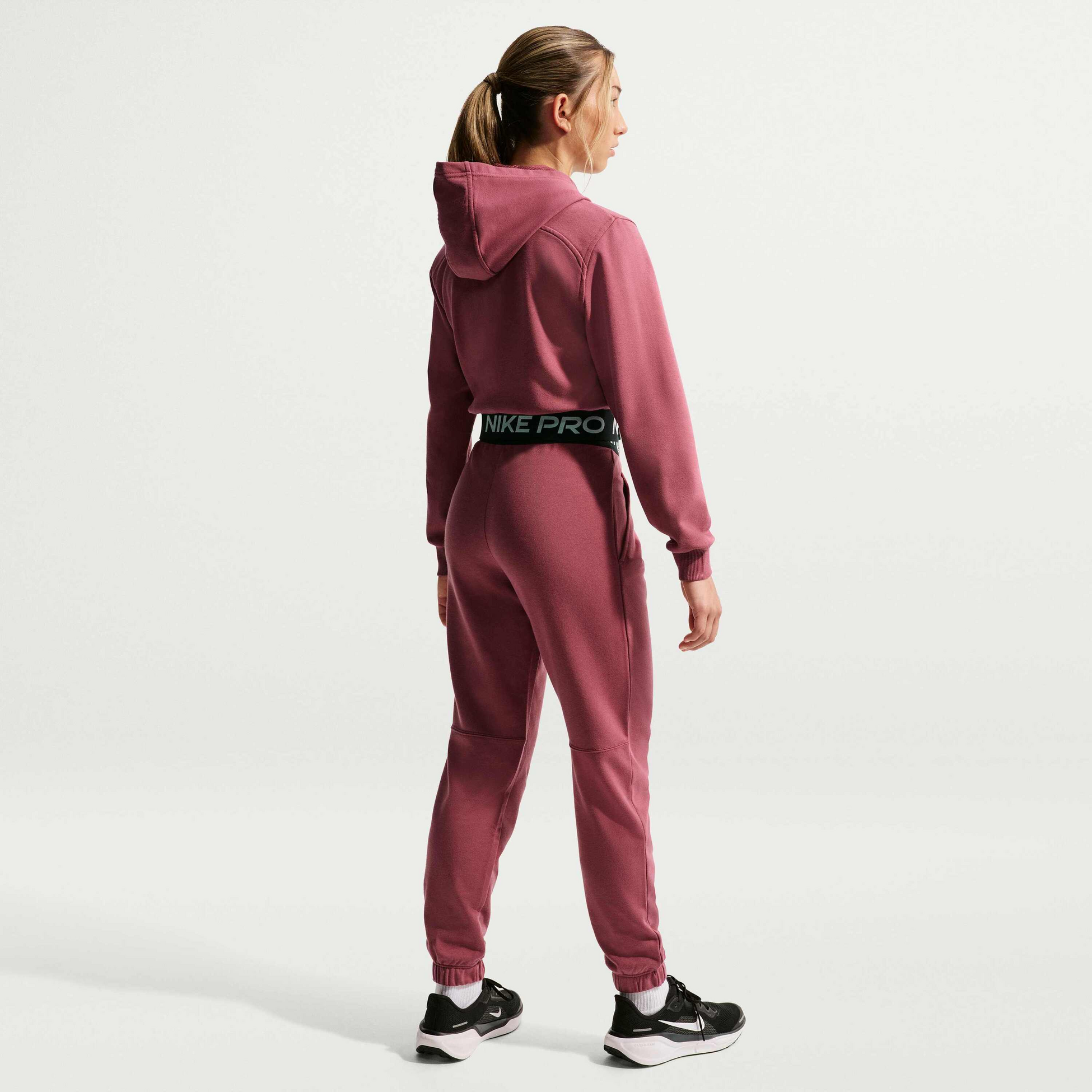 NIKE, Older Kids' (girls') Dri-fit Full-zip Hoodie Pro Fleece