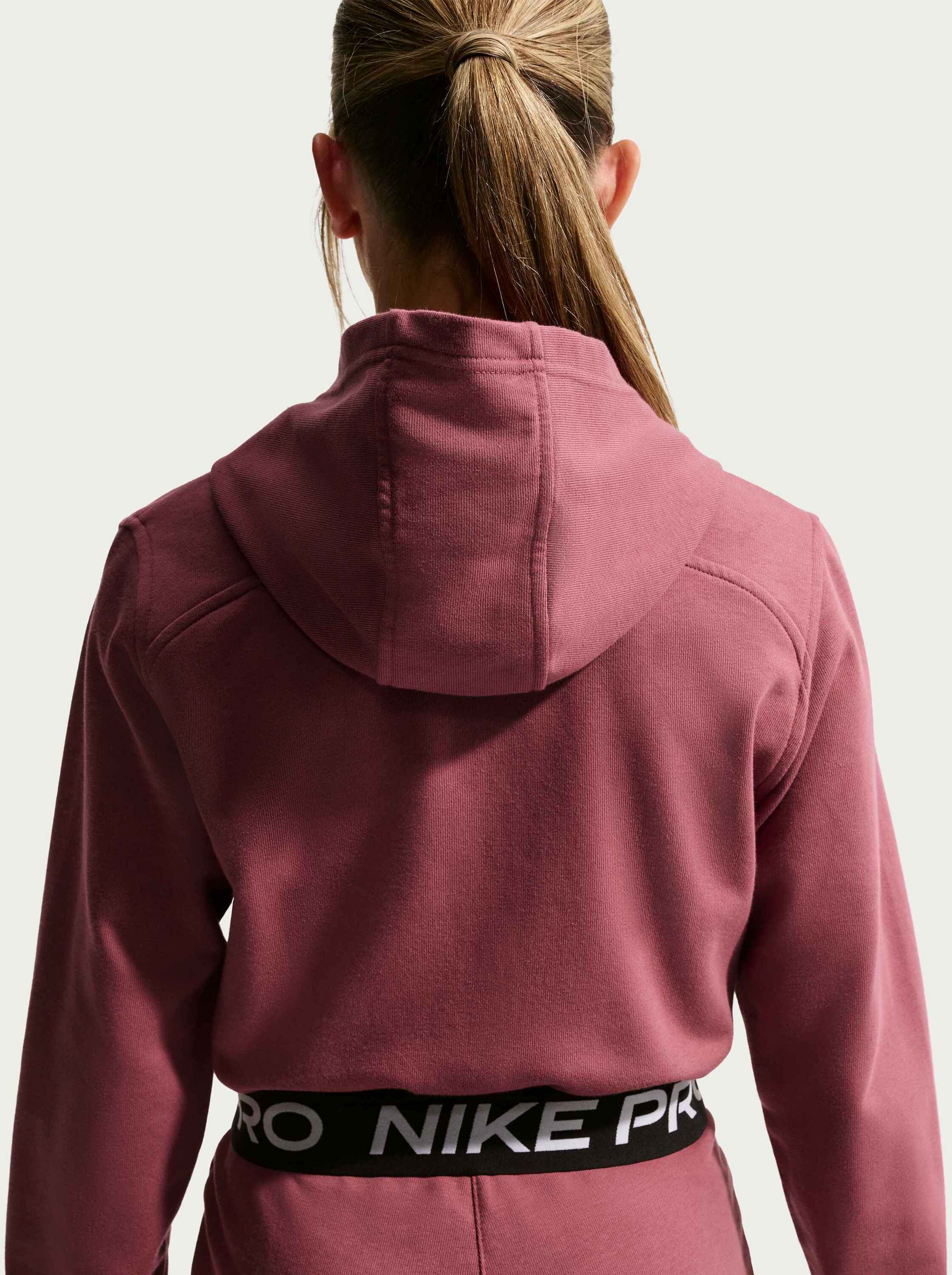 NIKE, Older Kids' (girls') Dri-fit Full-zip Hoodie Pro Fleece