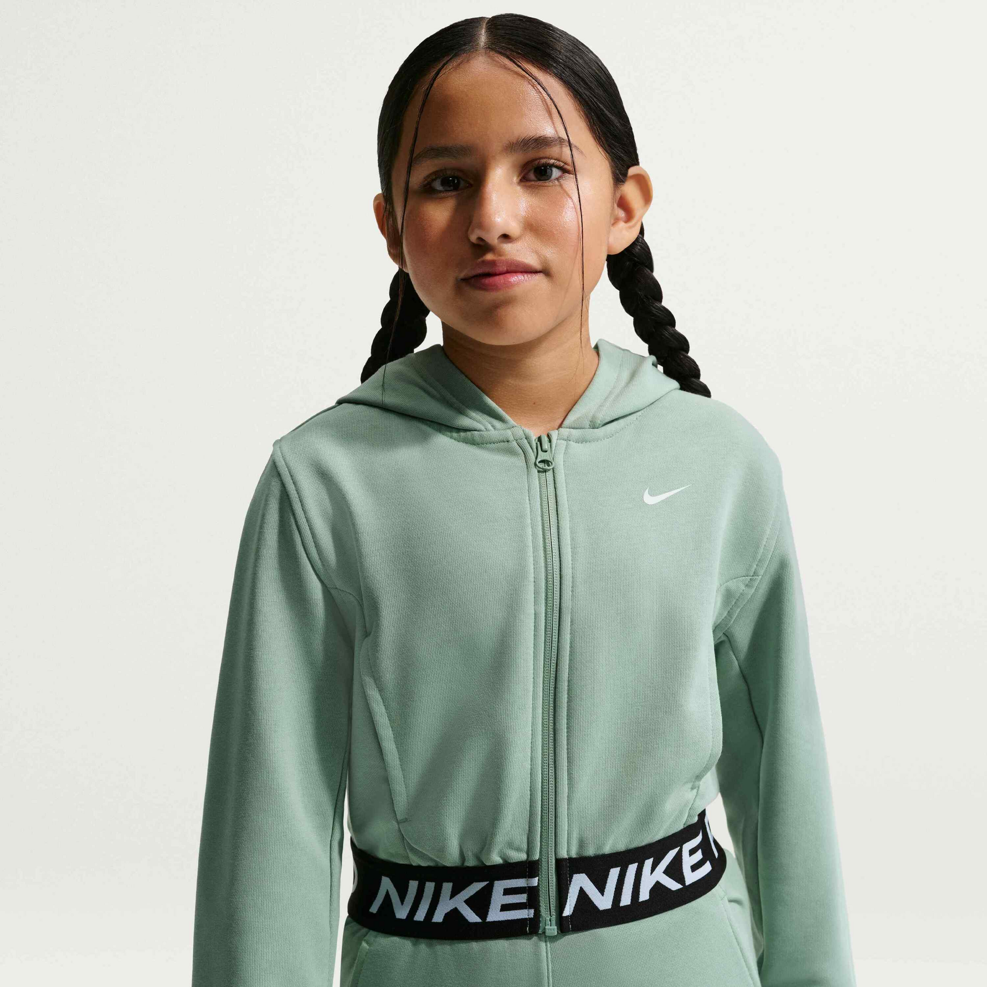 NIKE, Older Kids' (girls') Dri-fit Full-zip Hoodie Pro Fleece