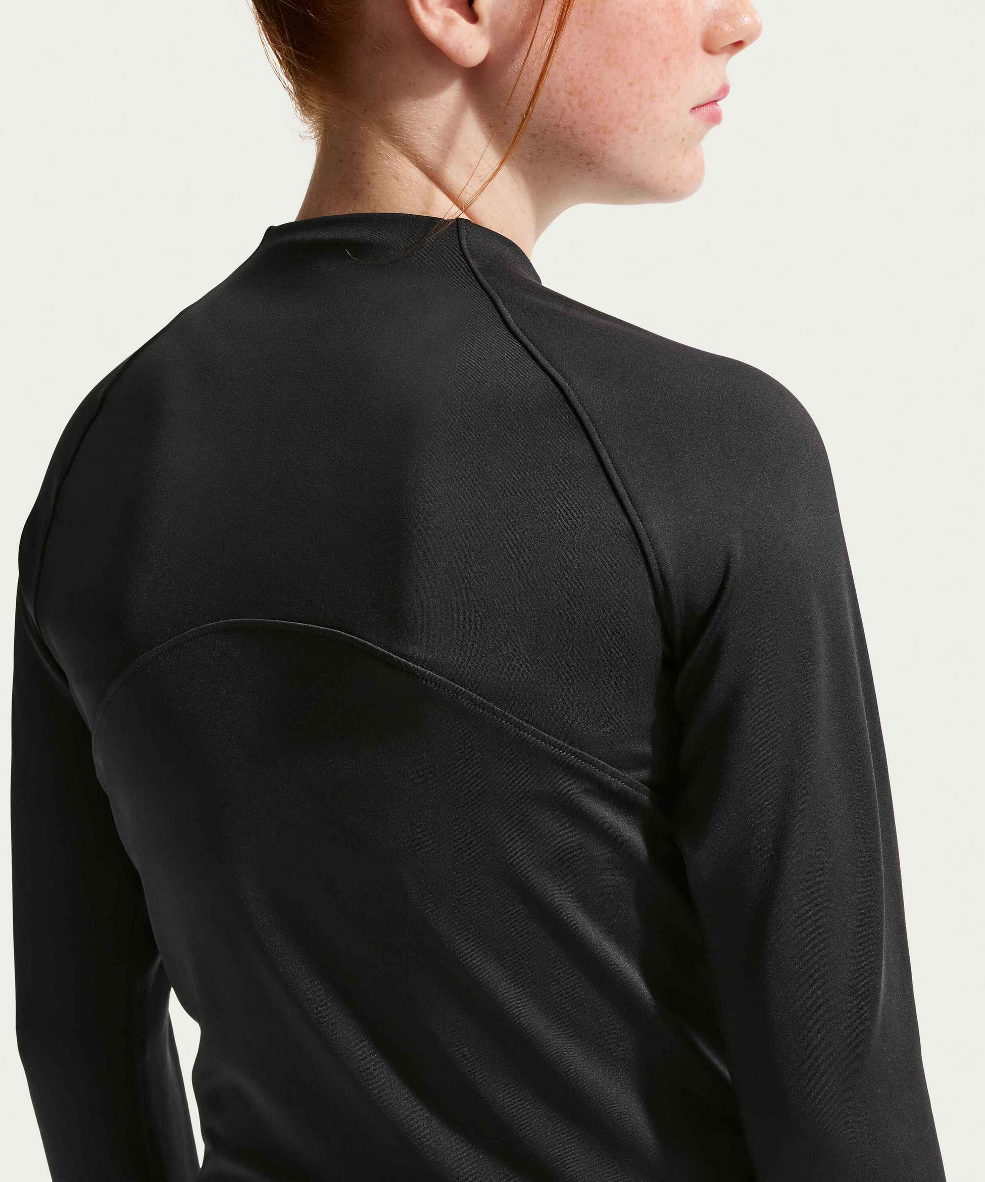 NIKE, Older Kids' (girls') Dri-fit Half-zip Long Sleeve Pro