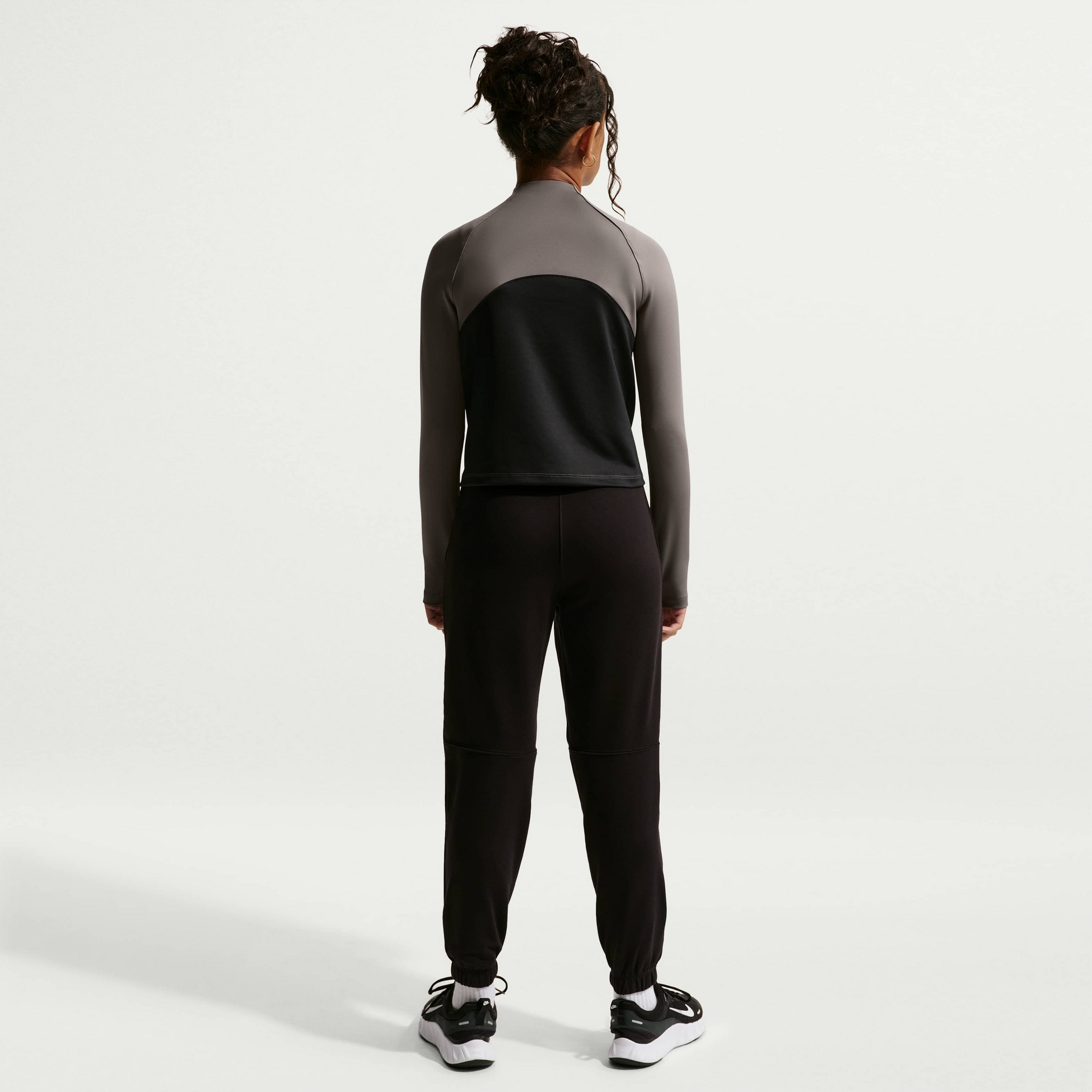NIKE, Older Kids' (girls') Dri-fit Half-zip Long Sleeve Pro