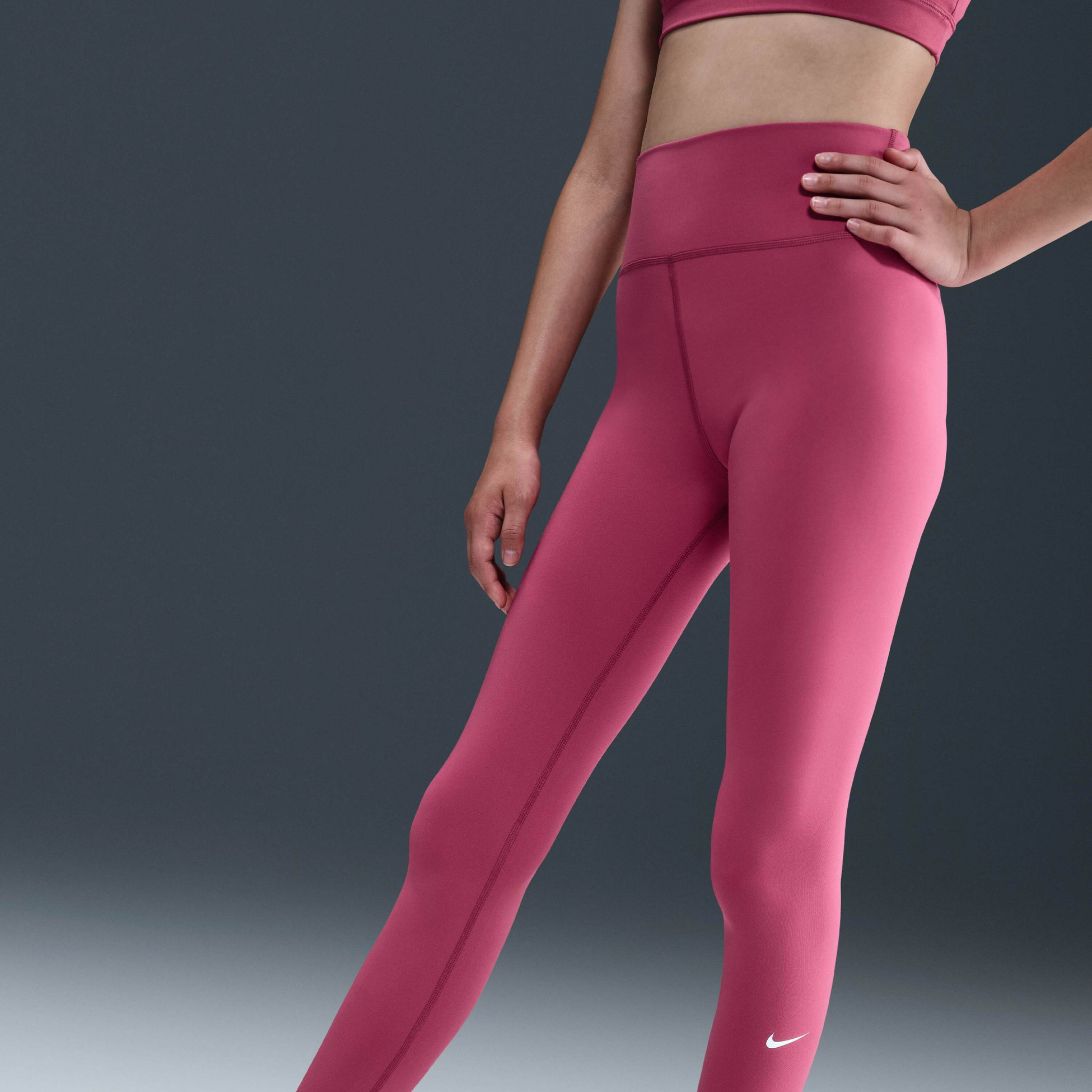 NIKE, Older Kids' (girls') Dri-fit High-waisted Leggings One