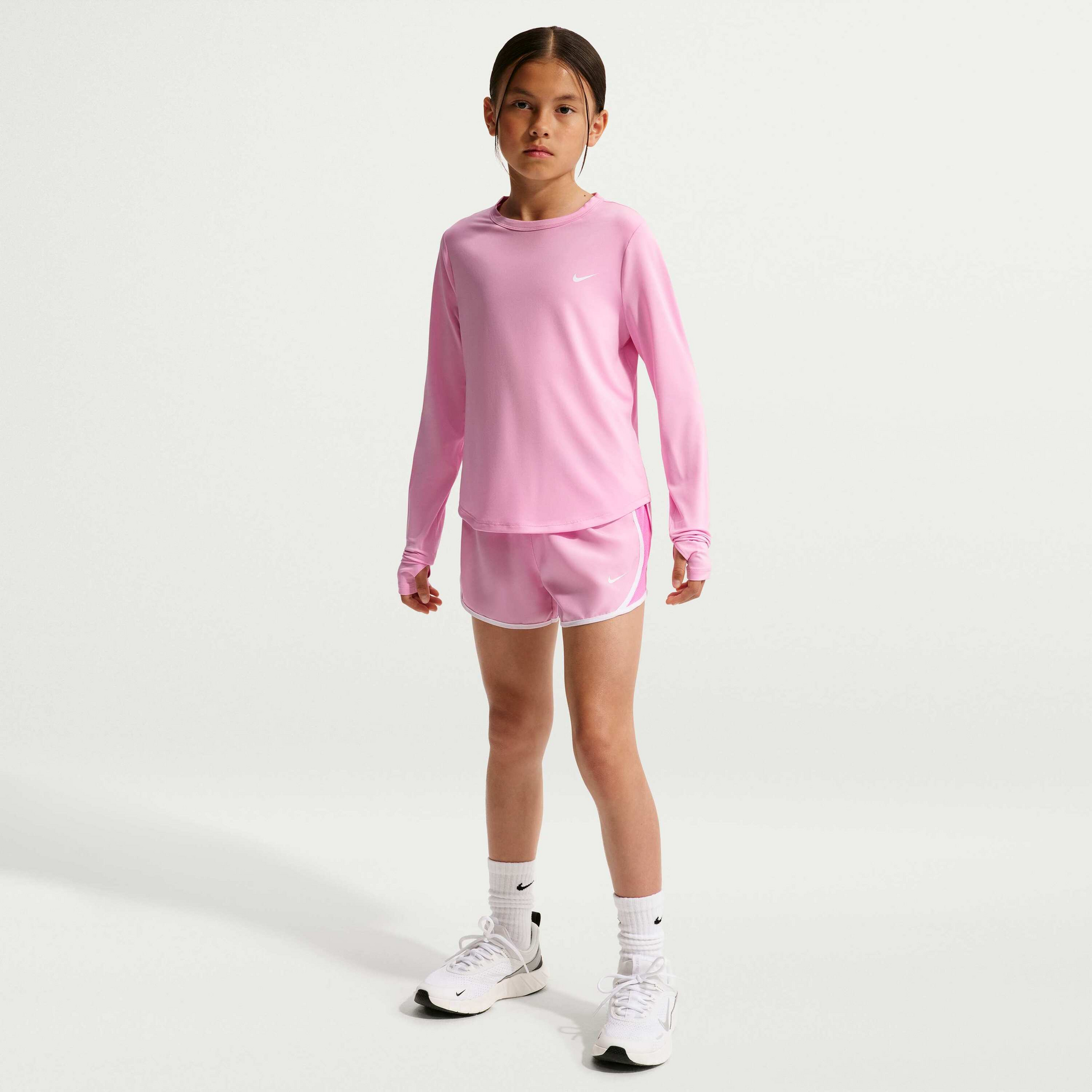NIKE, Older Kids' (girls') Dri-fit Running Shorts Tempo