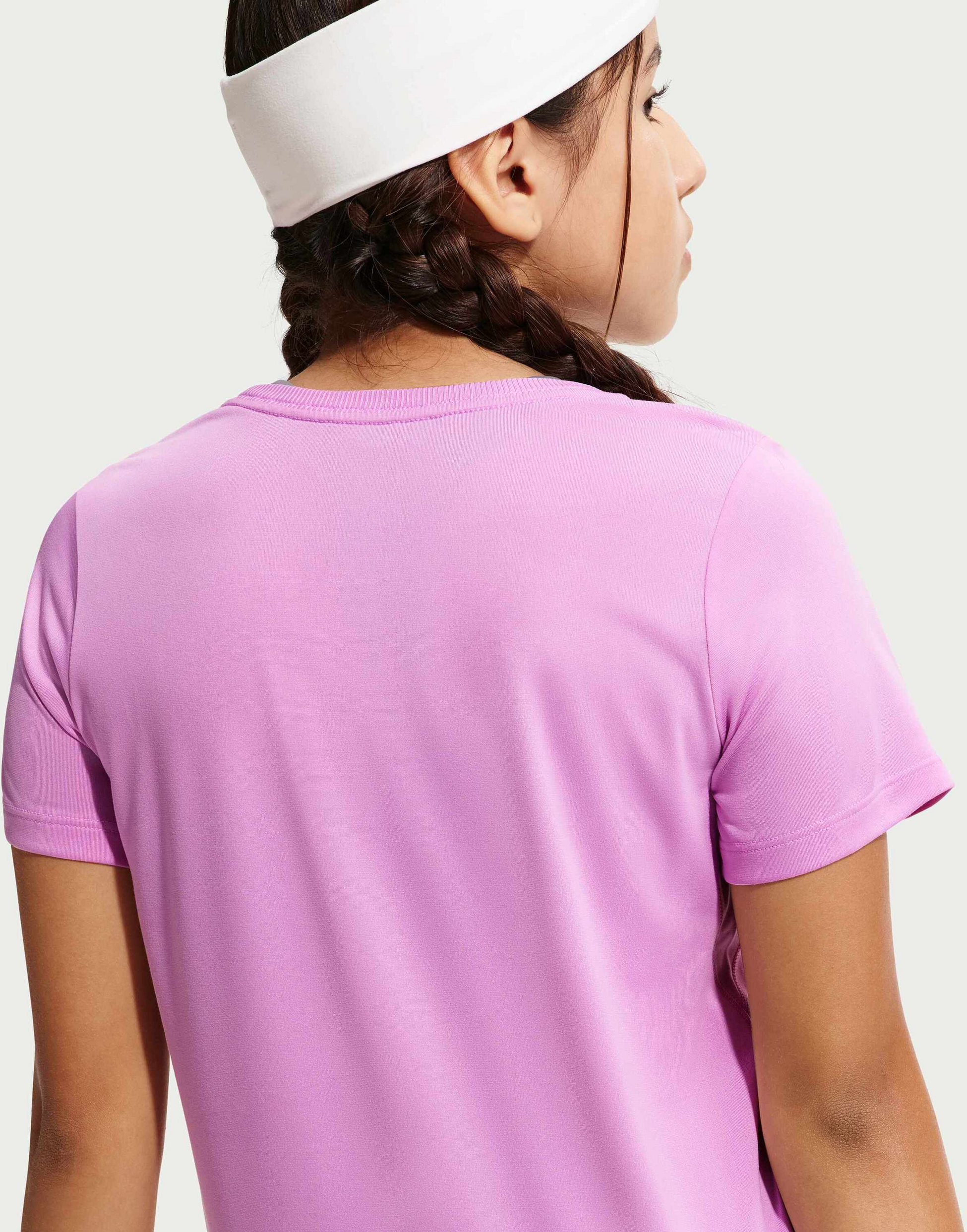 NIKE, Older Kids' (girls') Dri-fit Short-sleeve Top One Fitted