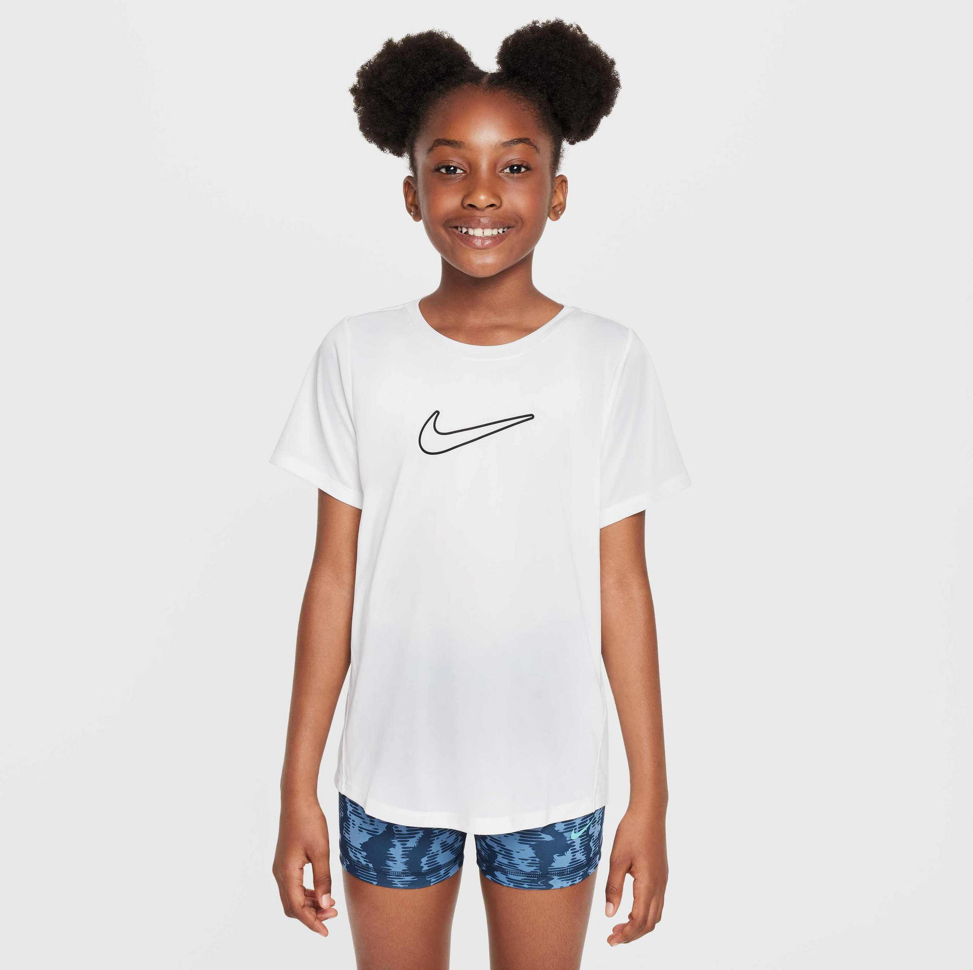 NIKE, Older Kids' (girls') Dri-fit Short-sleeve Top One Fitted
