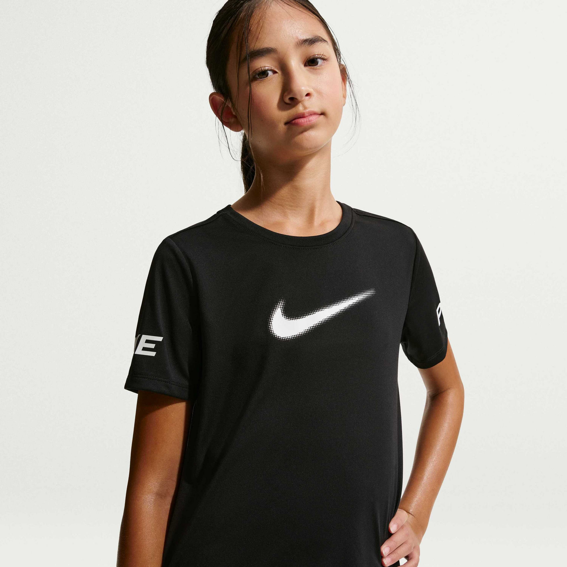 NIKE, Older Kids' (girls') Dri-fit Short-sleeve Training Top Pro