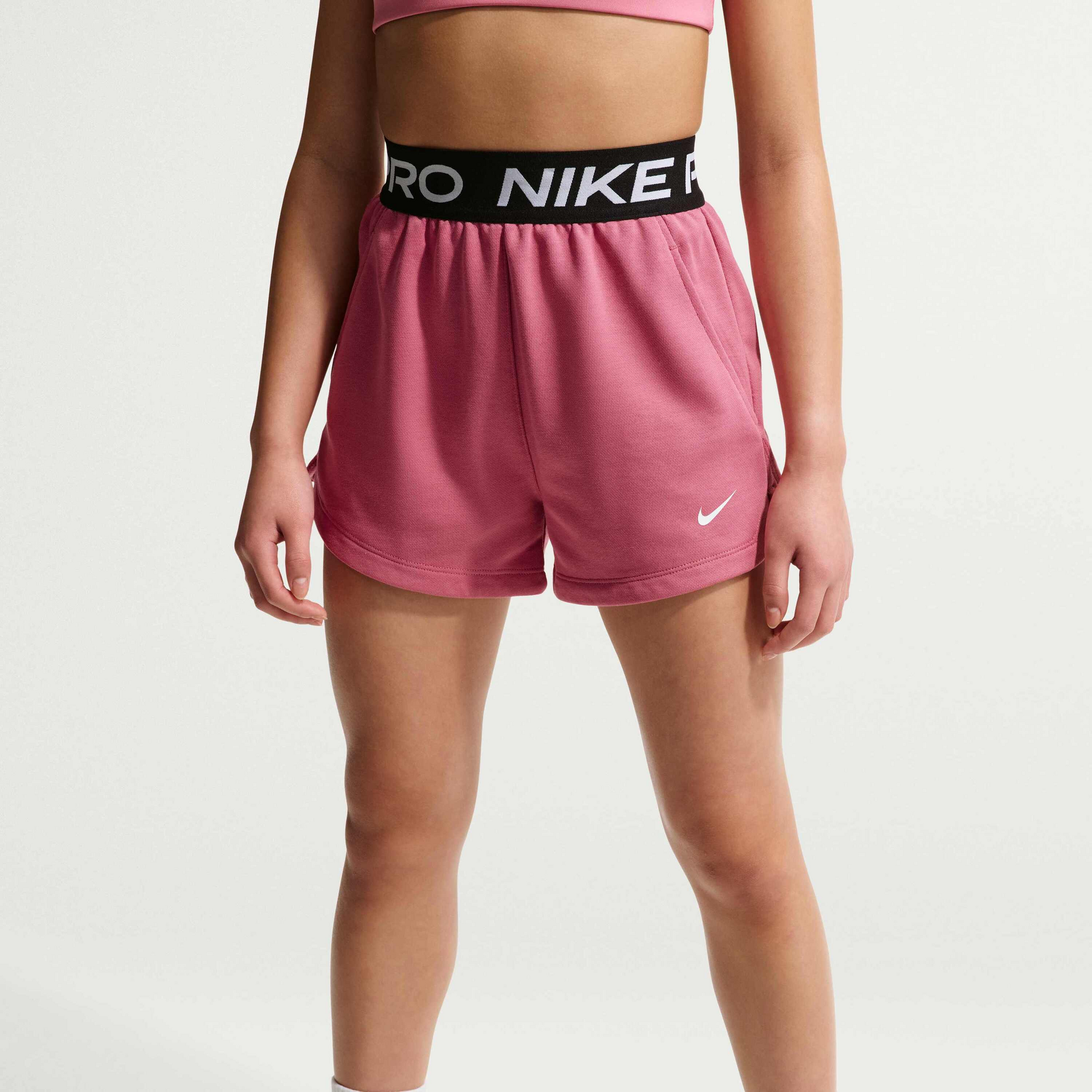 NIKE, Older Kids' (girls') Dri-fit Shorts Pro Fleece