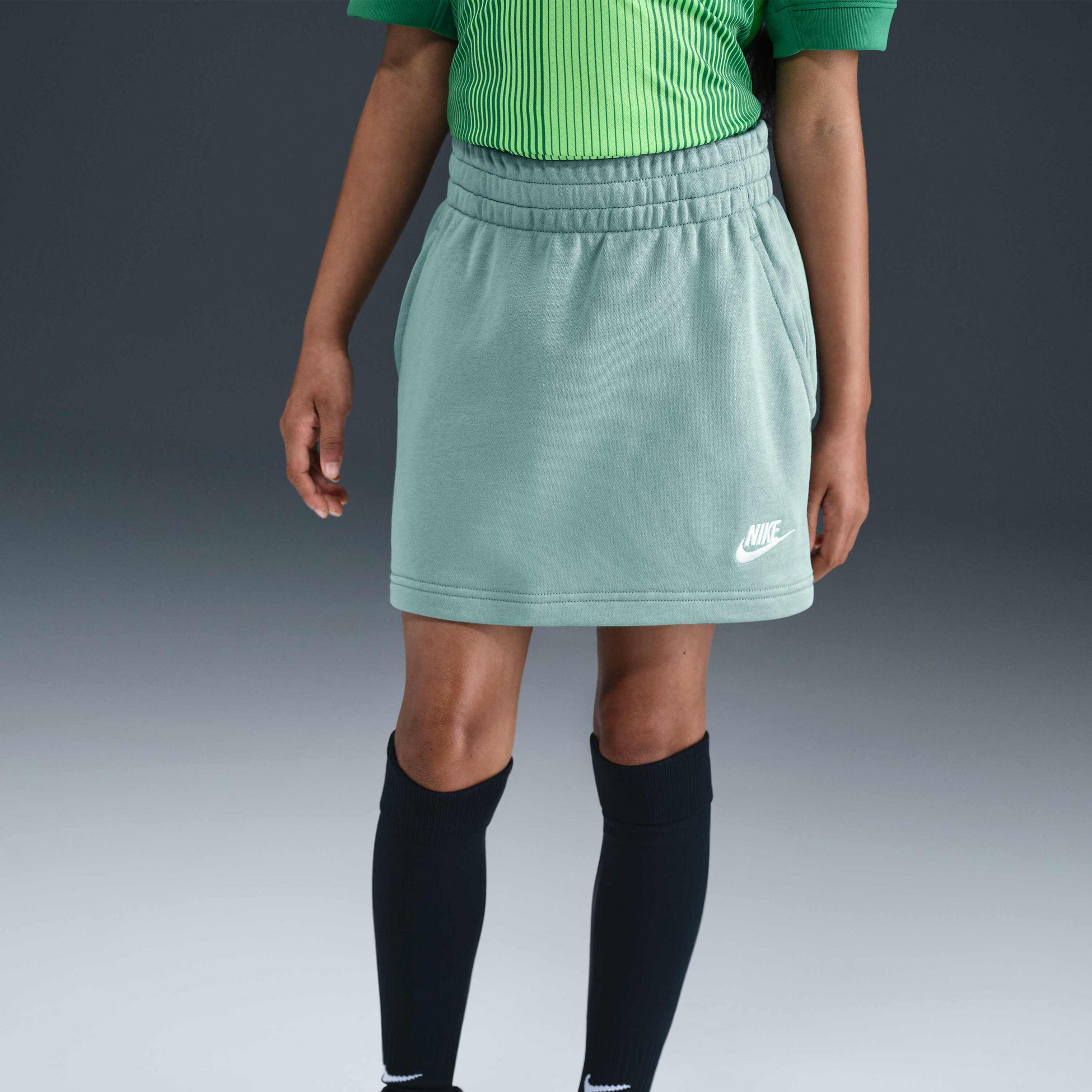NIKE, Older Kids' (girls') French Terry Skirt Sportswear Club