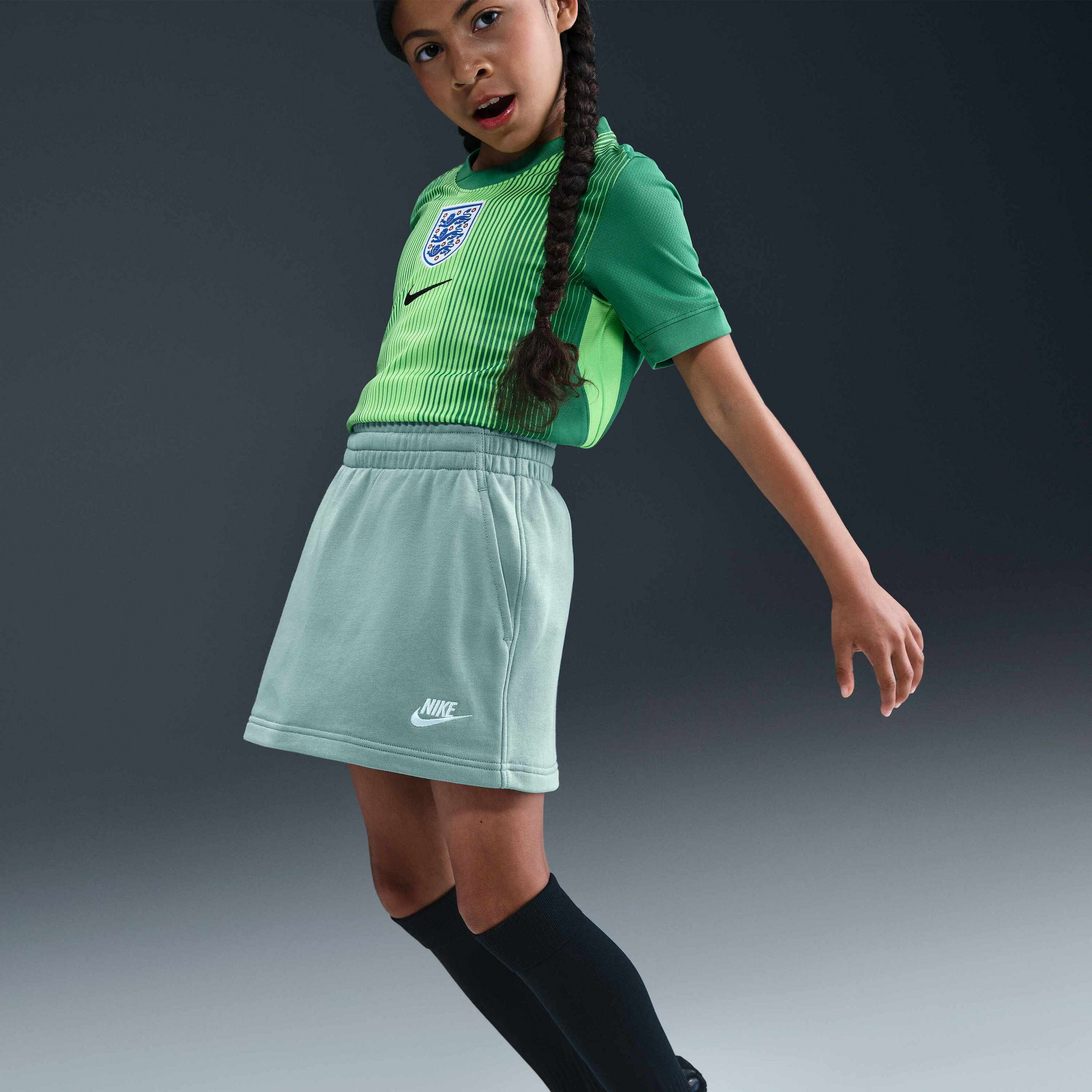 NIKE, Older Kids' (girls') French Terry Skirt Sportswear Club
