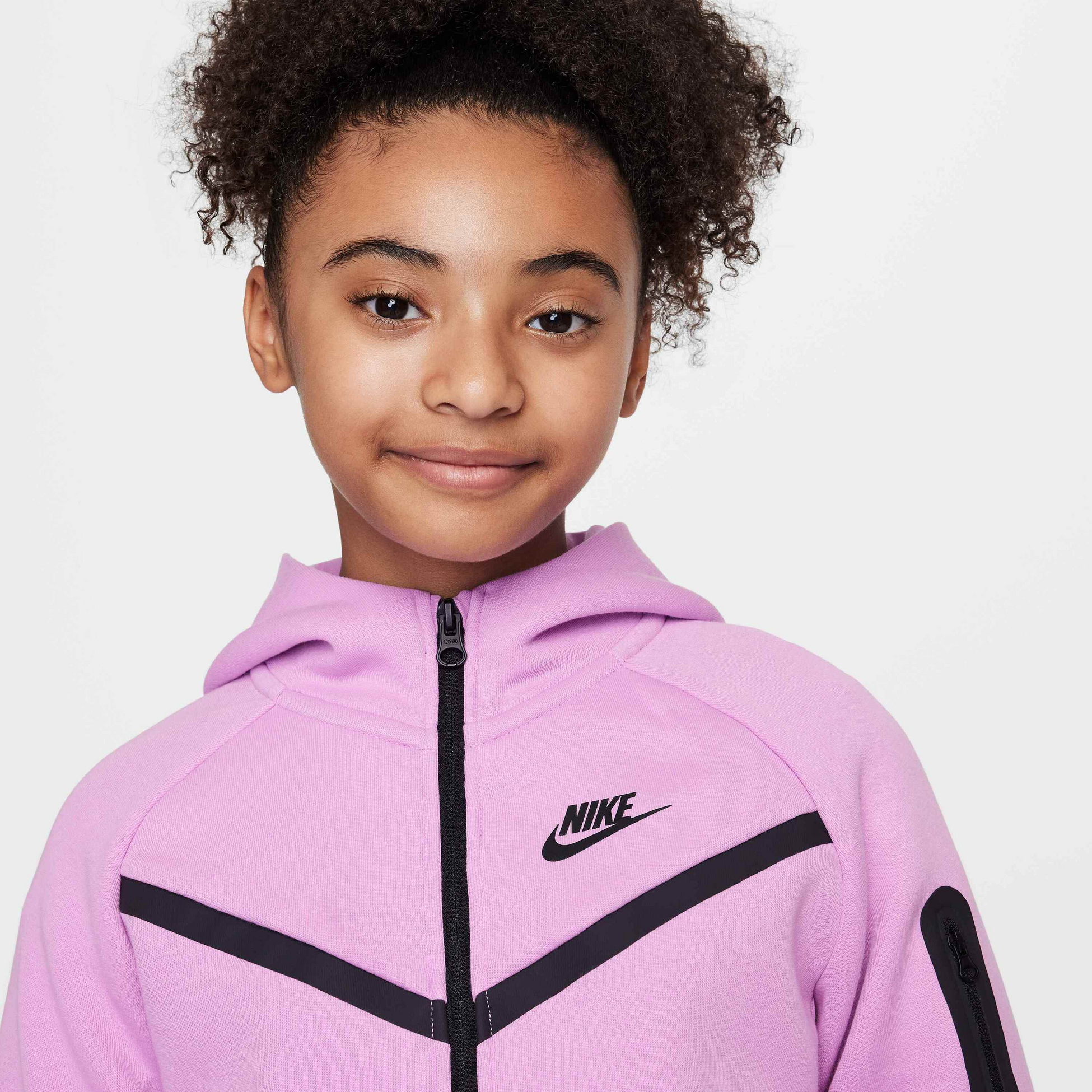 NIKE, Older Kids' (girls') Full-zip Hoodie Sportswear Tech Fleece