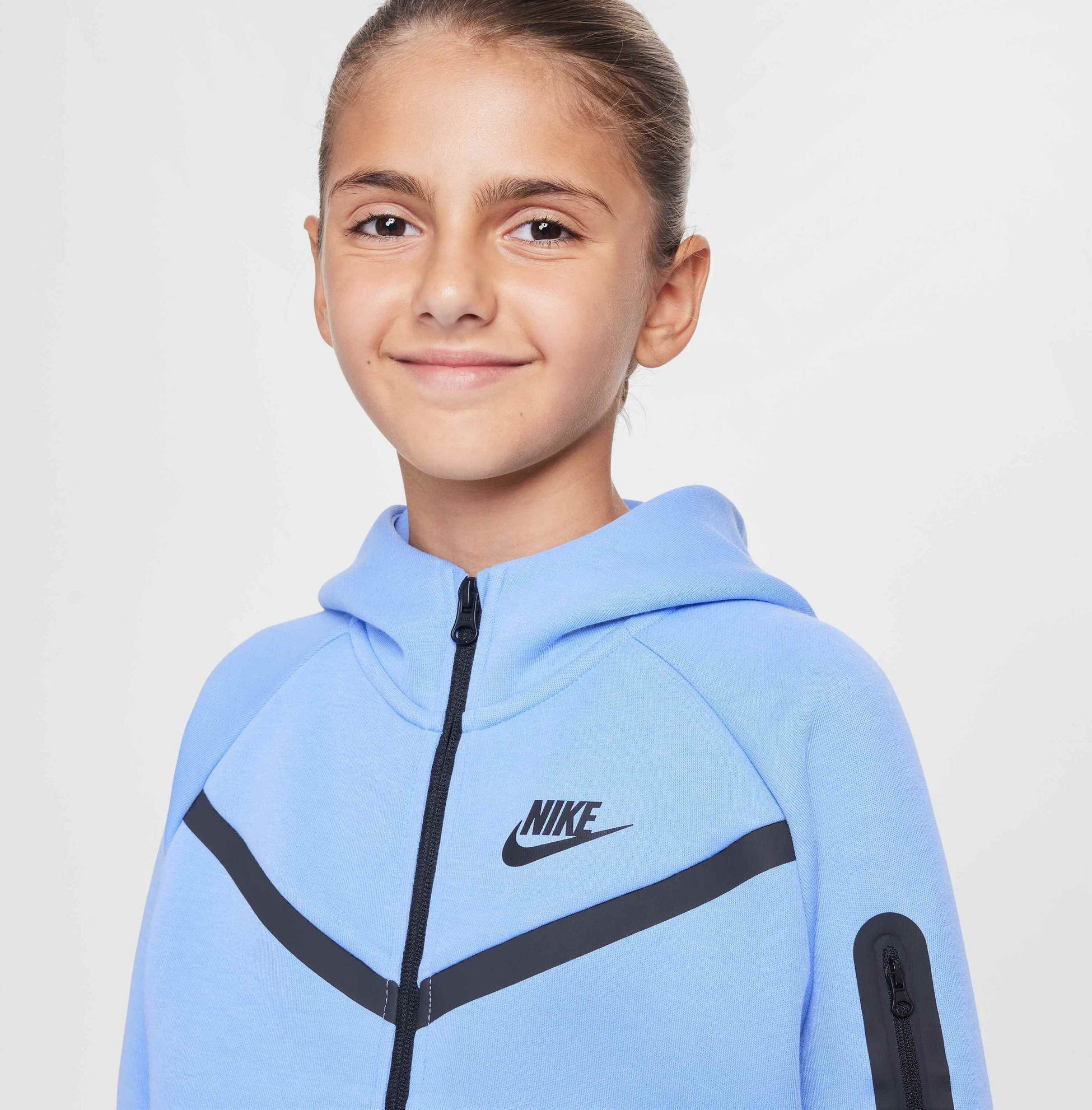 NIKE, Older Kids' (girls') Full-zip Hoodie Sportswear Tech Fleece