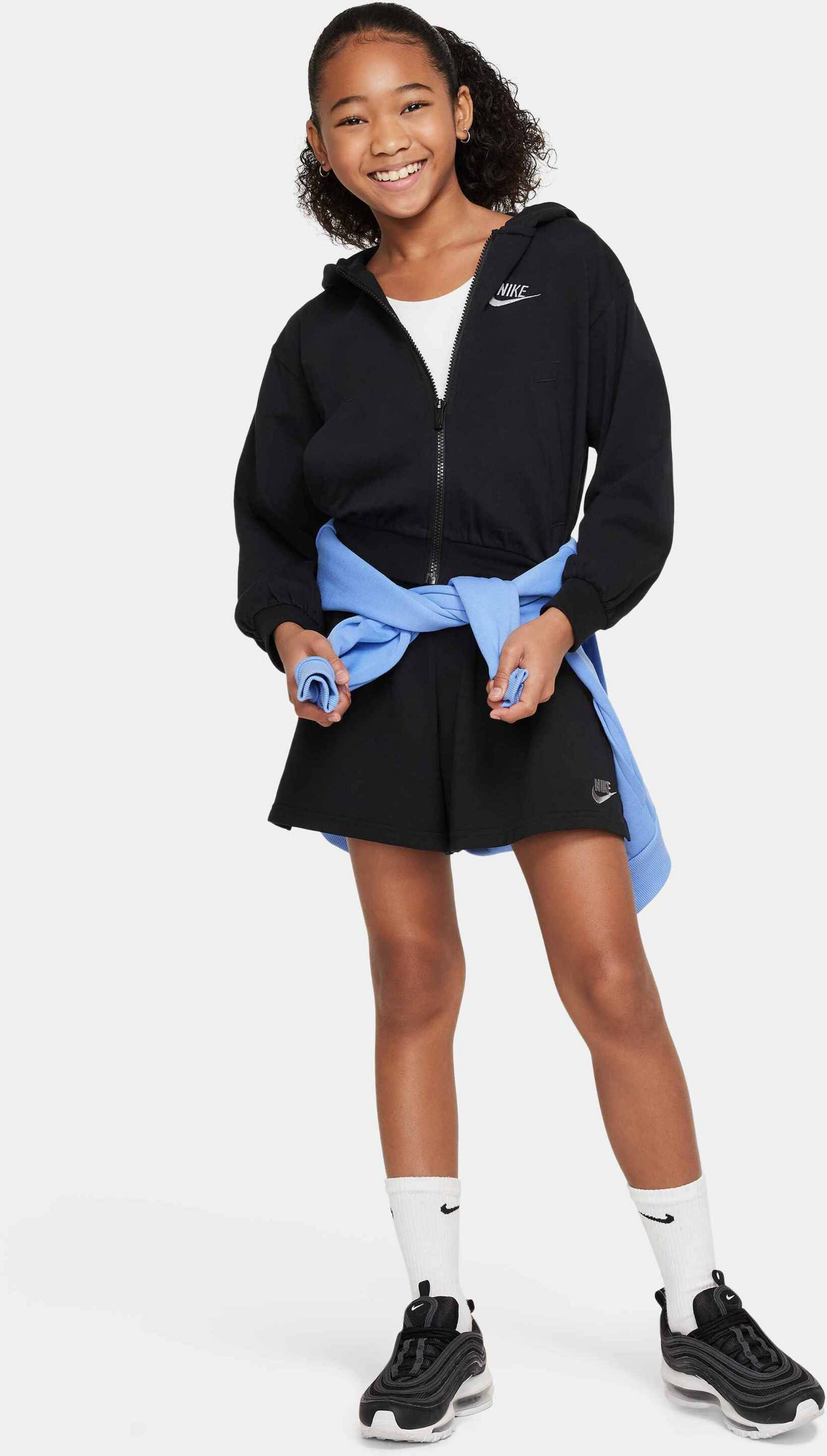 NIKE, Older Kids' (girls') Full-zip Hoodie Sportswear